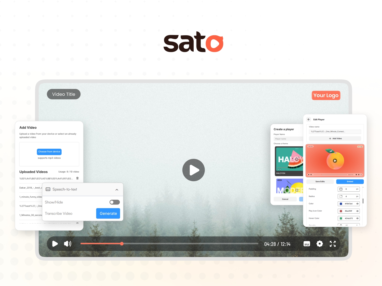 Thumbnail 1 for Sato Video Player, a Framer Marketplace template by Porag Jyoti Gogoi.
