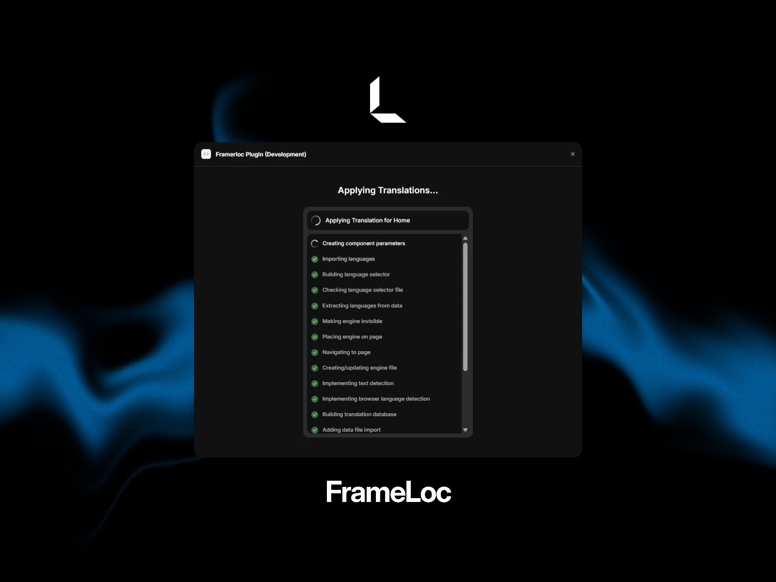 Screenshot 3 for Frameloc, a Framer Marketplace plugin by Elias ALVES.