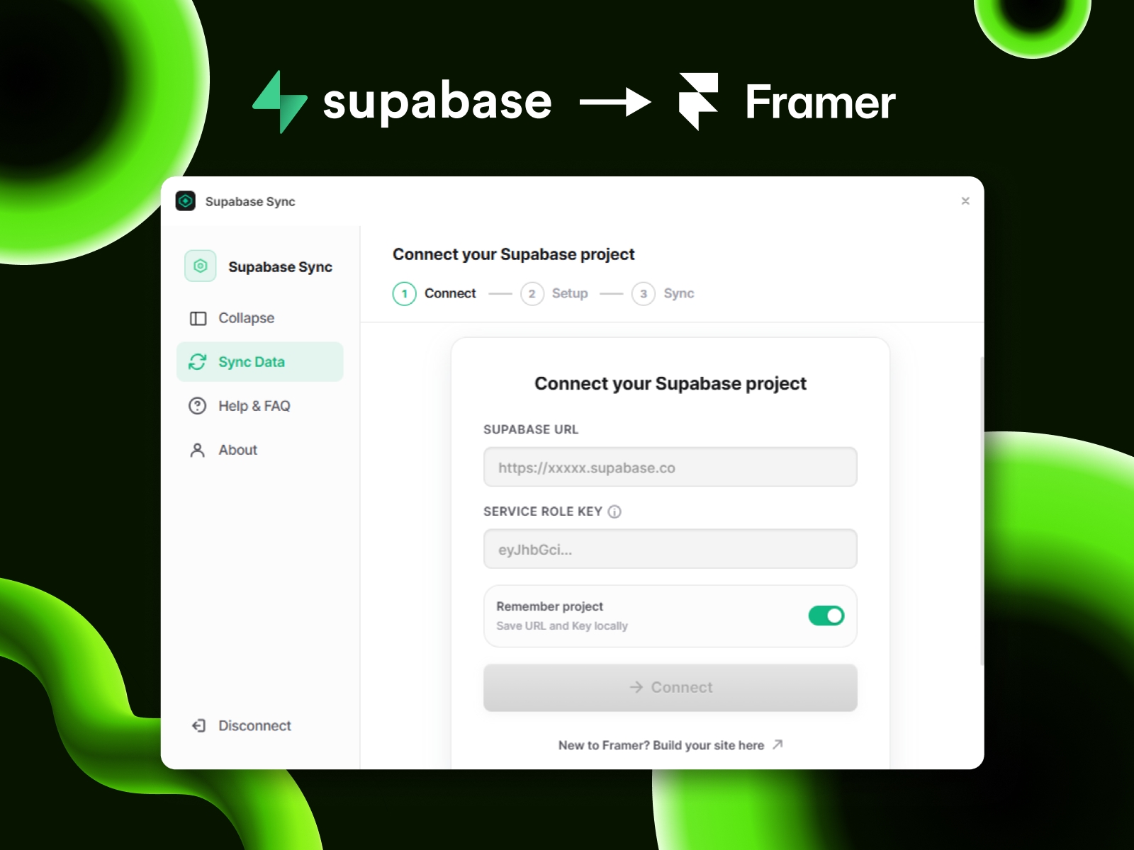 Thumbnail 1 for Supabase Sync, a Framer Marketplace template by Sillyweb.
