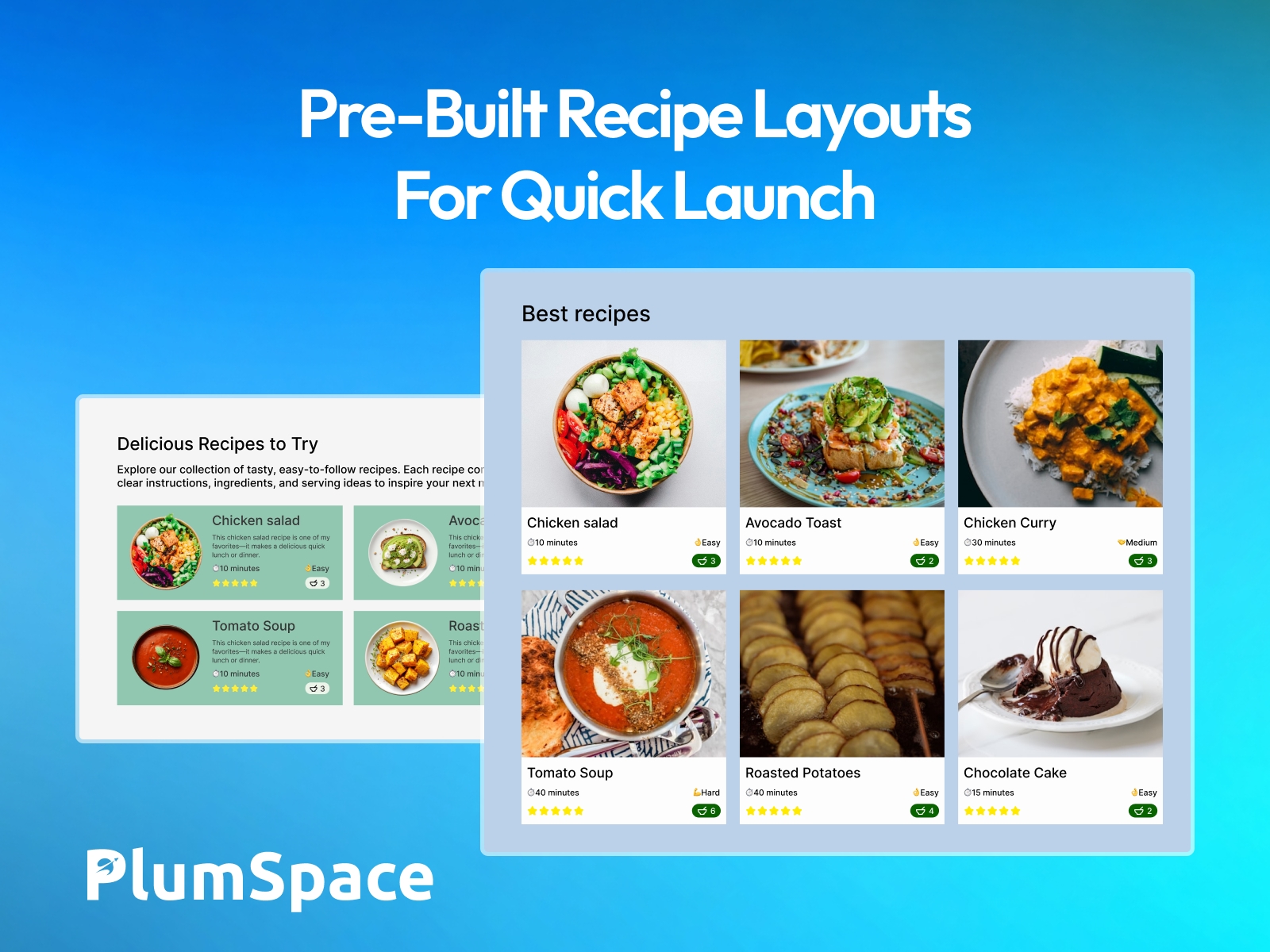 Screenshot 3 for PlumSpace: Recipes Kit, a Framer Marketplace plugin by PlumSpace.