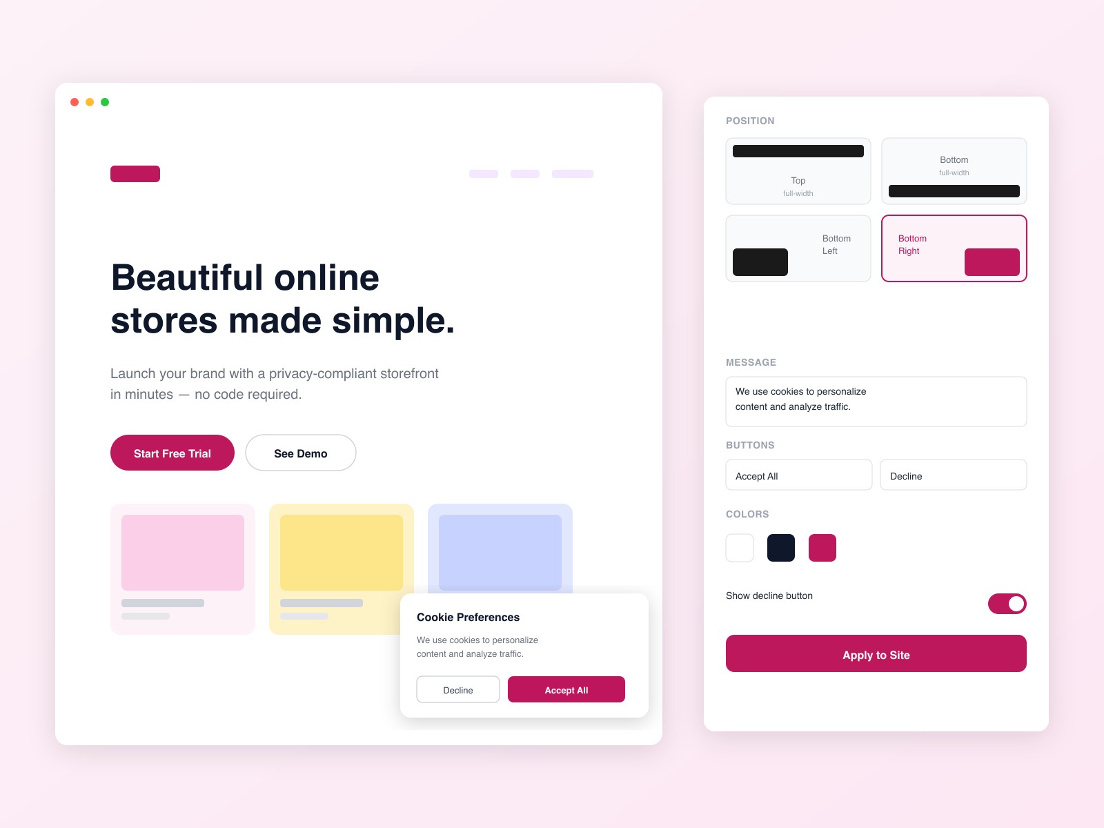 Thumbnail 2 for Cookie Guard, a Framer Marketplace plugin by 덕기 김.