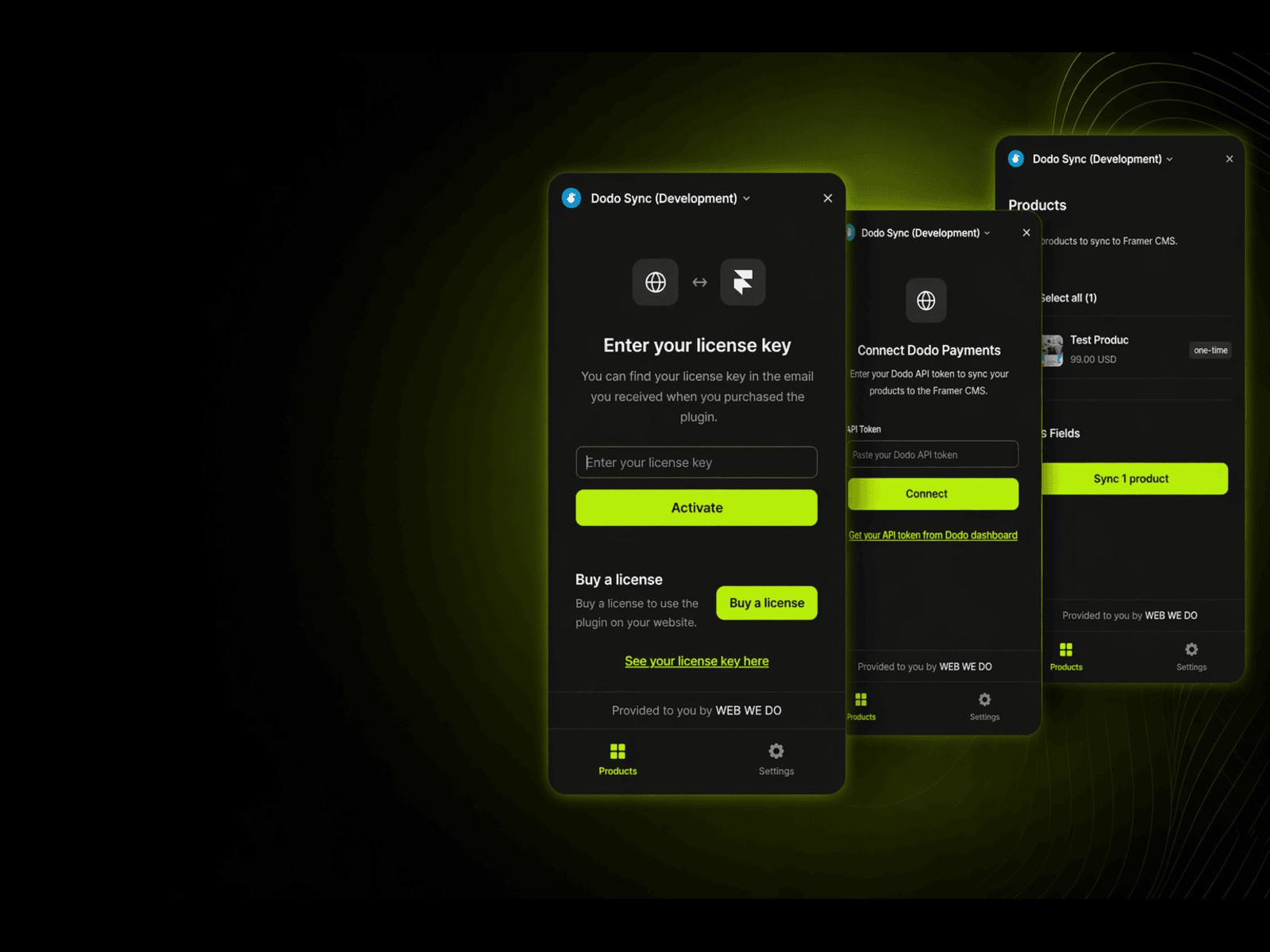 Thumbnail 1 for Dodo Sync, a Framer Marketplace template by WEB WE DO Agency.