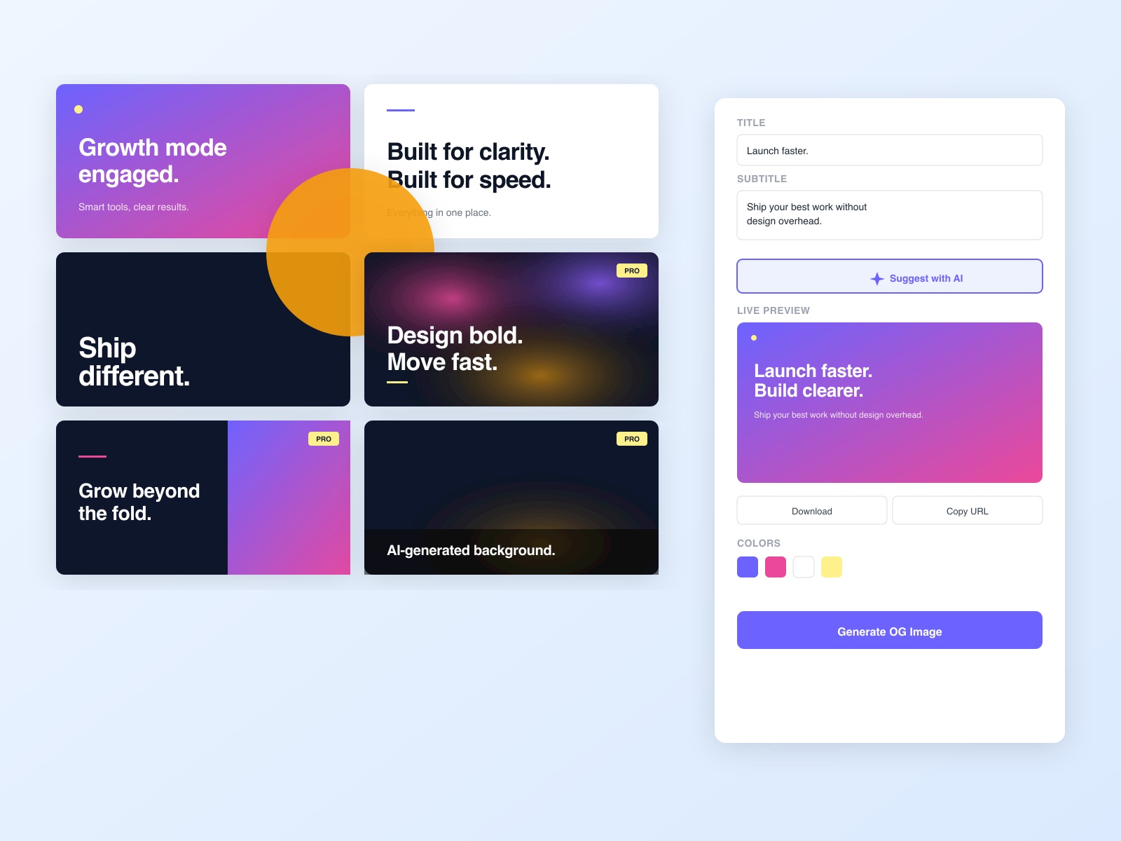 Screenshot 2 for OG Image Generator, a Framer Marketplace plugin by 덕기 김.