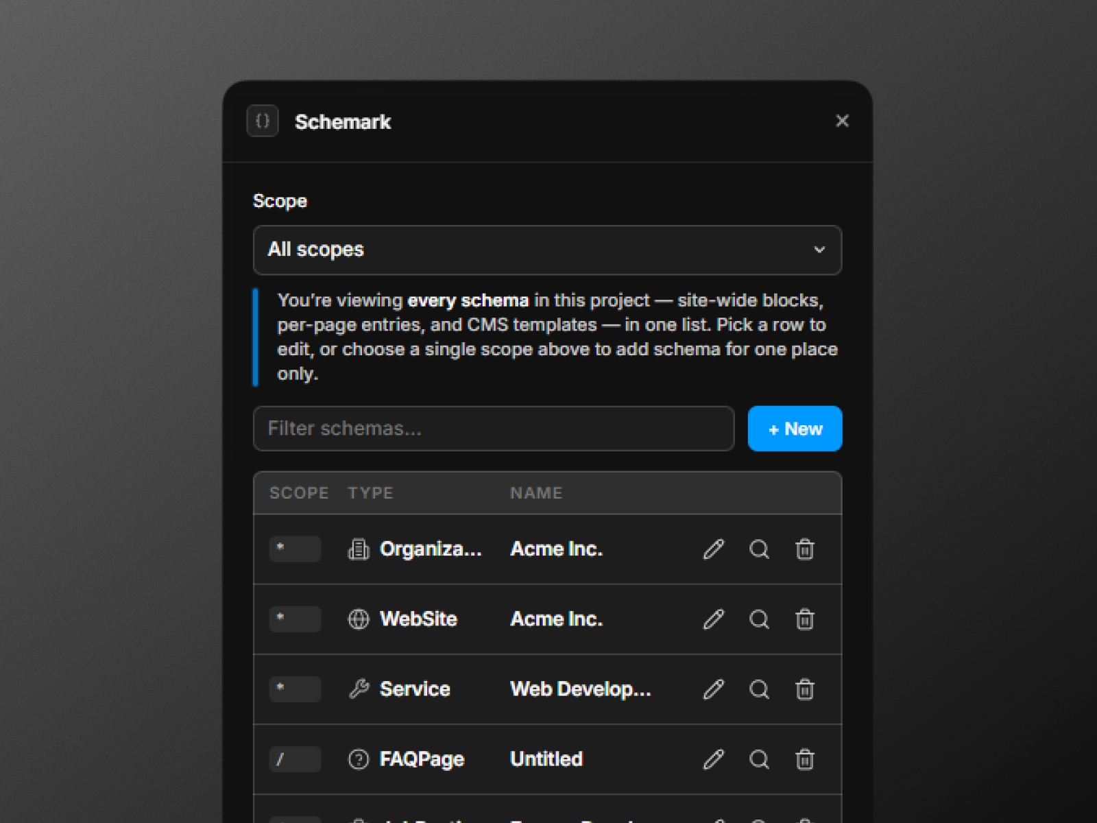 Thumbnail 2 for Schemark, a Framer Marketplace template by Syauqizaidan Khairan Khalaf.