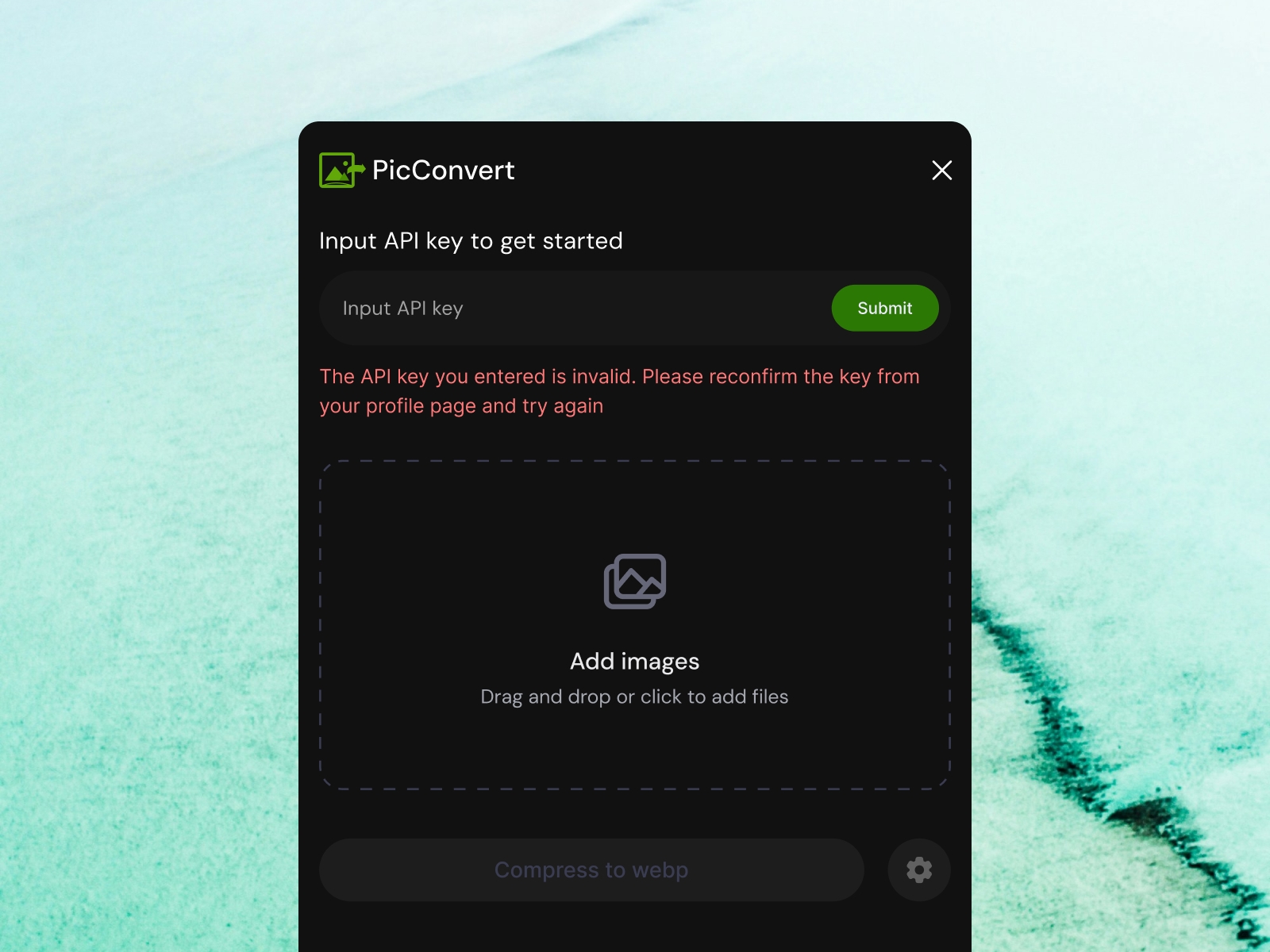 Screenshot 2 for PicConvert, a Framer Marketplace plugin by ADEYEMI AMAO.