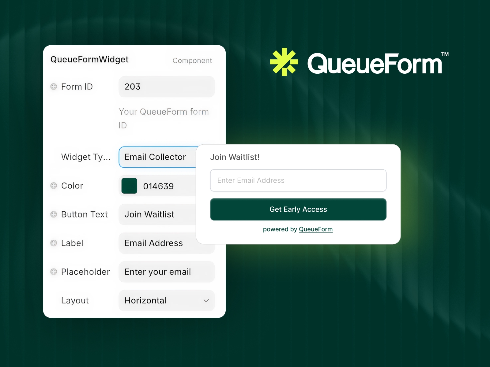Screenshot 1 for QueueForm, a Framer Marketplace plugin by Porush Puri.