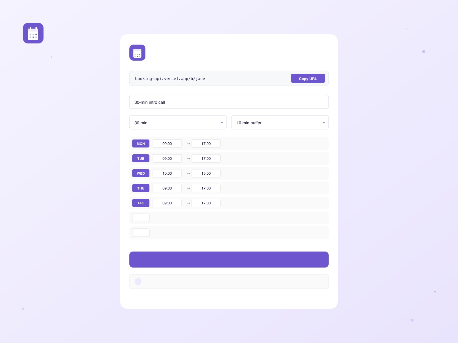 Thumbnail 1 for Simple Booking, a Framer Marketplace template by 덕기 김.