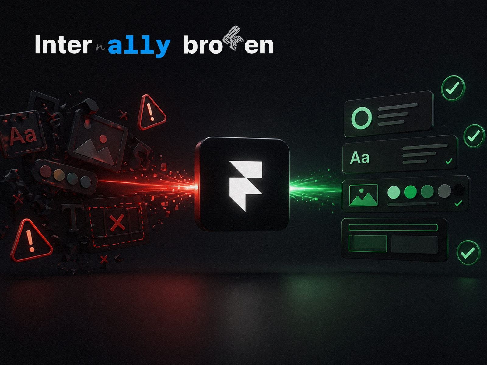Thumbnail 1 for Internally Broken, a Framer Marketplace template by valorsic studio.