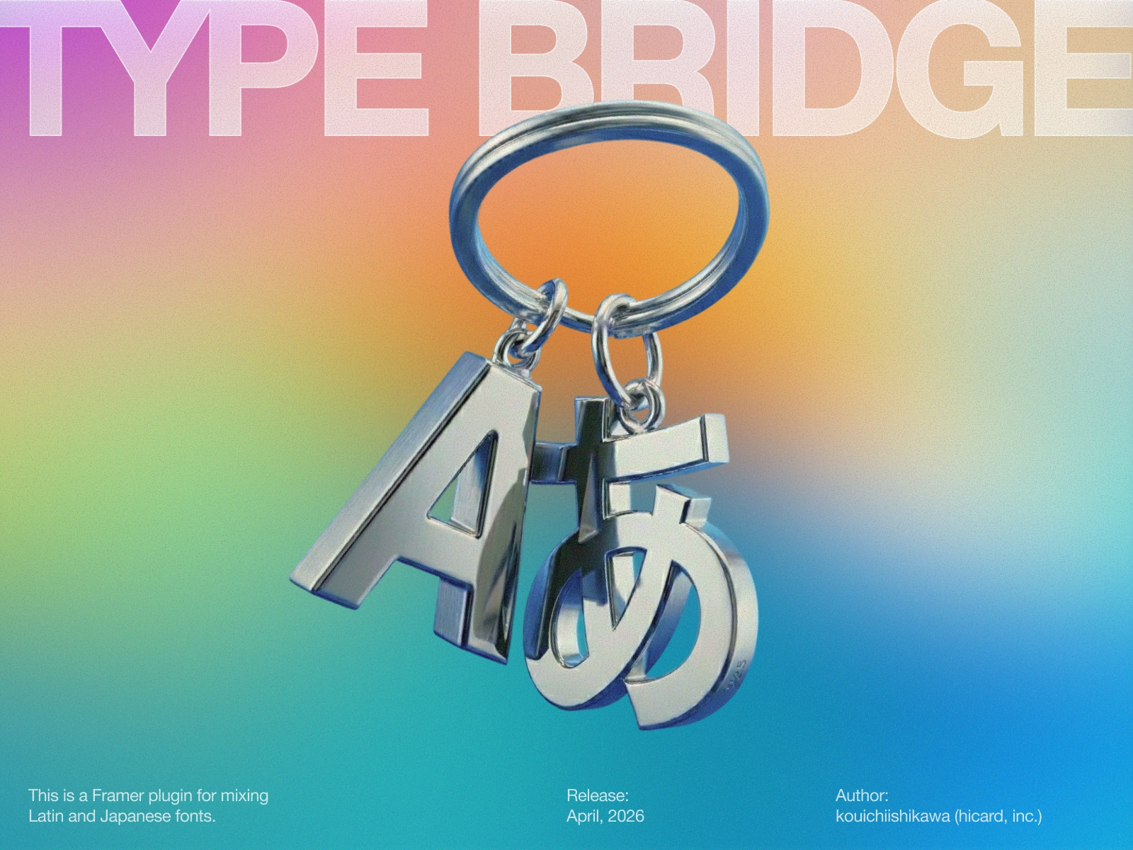 Thumbnail 1 for Type Bridge, a Framer Marketplace template by hicard.