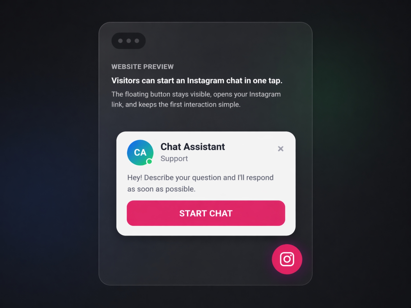 Thumbnail 2 for Message On Instagram, a Framer Marketplace plugin by Ridhwan Ahsan.