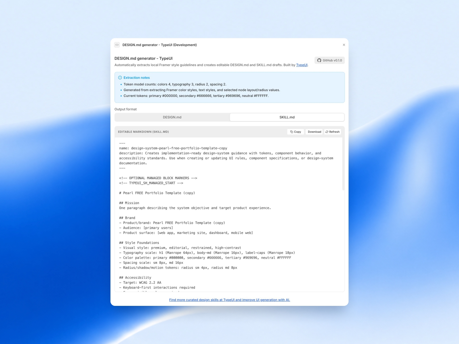 Thumbnail 2 for TypeUI, a Framer Marketplace template by Zoltán Szőgyényi.