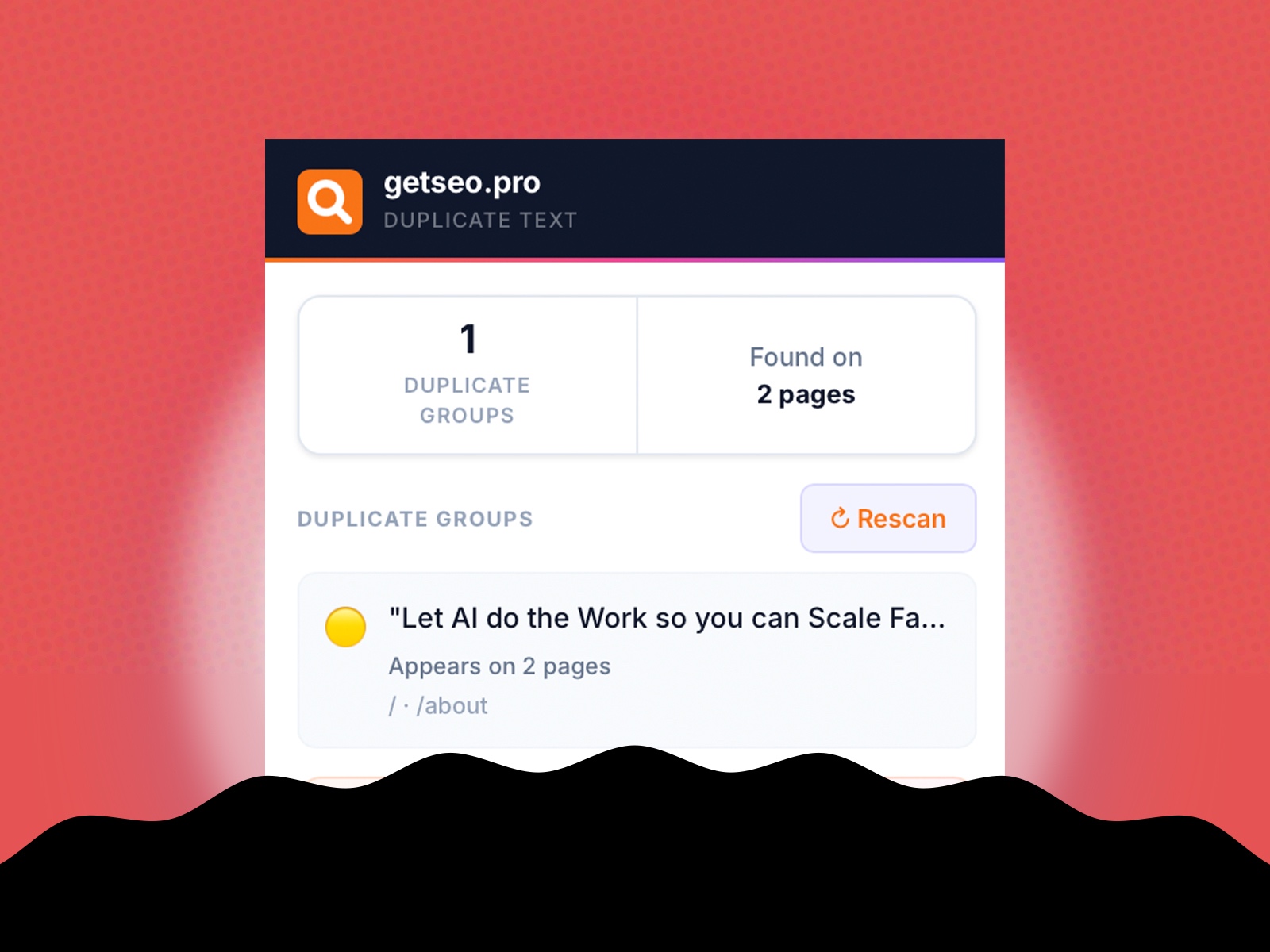Thumbnail 1 for Duplicate Text Detector, a Framer Marketplace plugin by getseo.pro _.