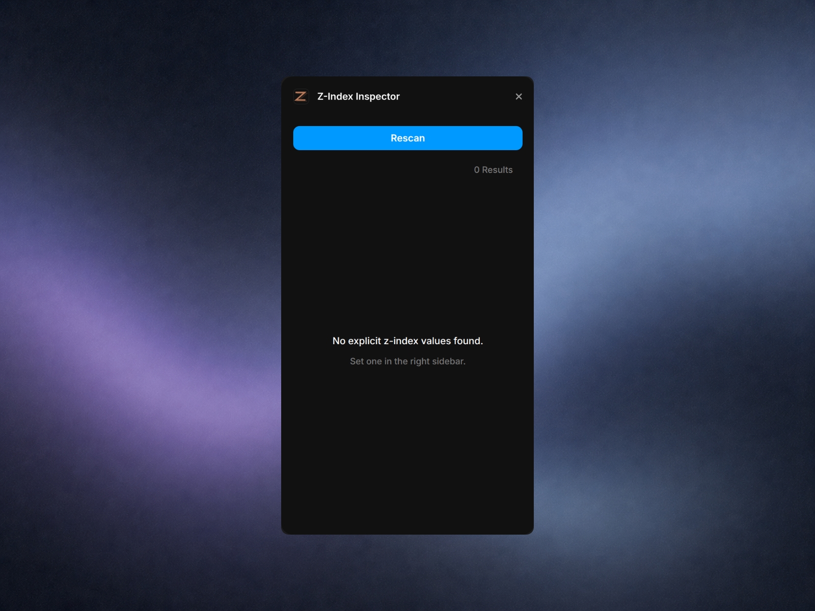 Screenshot 4 for Z-Index Inspector, a Framer Marketplace plugin by ZenPrism.