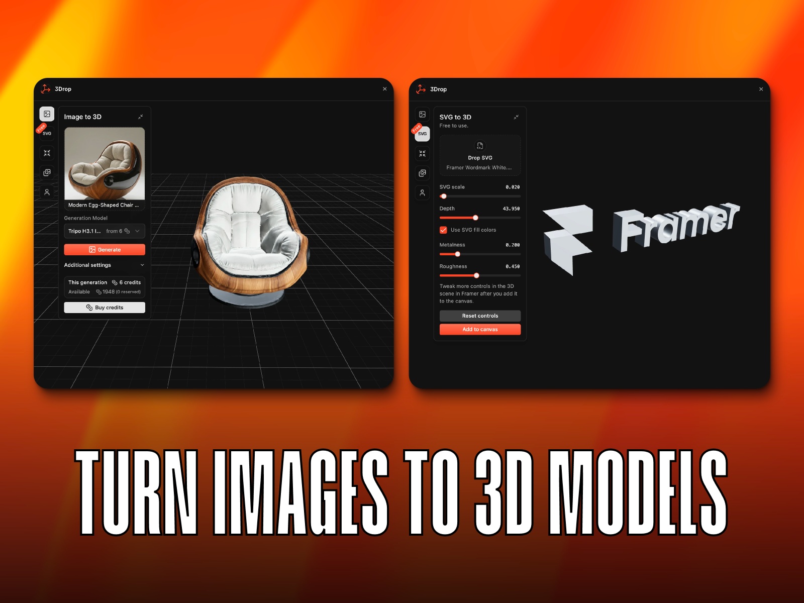 Thumbnail 2 for 3Drop, a Framer Marketplace template by David McBacon.