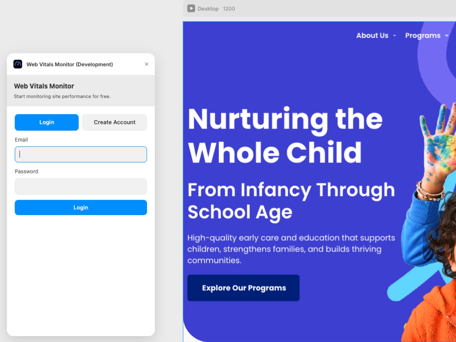 Screenshot 3 for Web Vitals Monitor, a Framer Marketplace plugin by Alex Murillo.