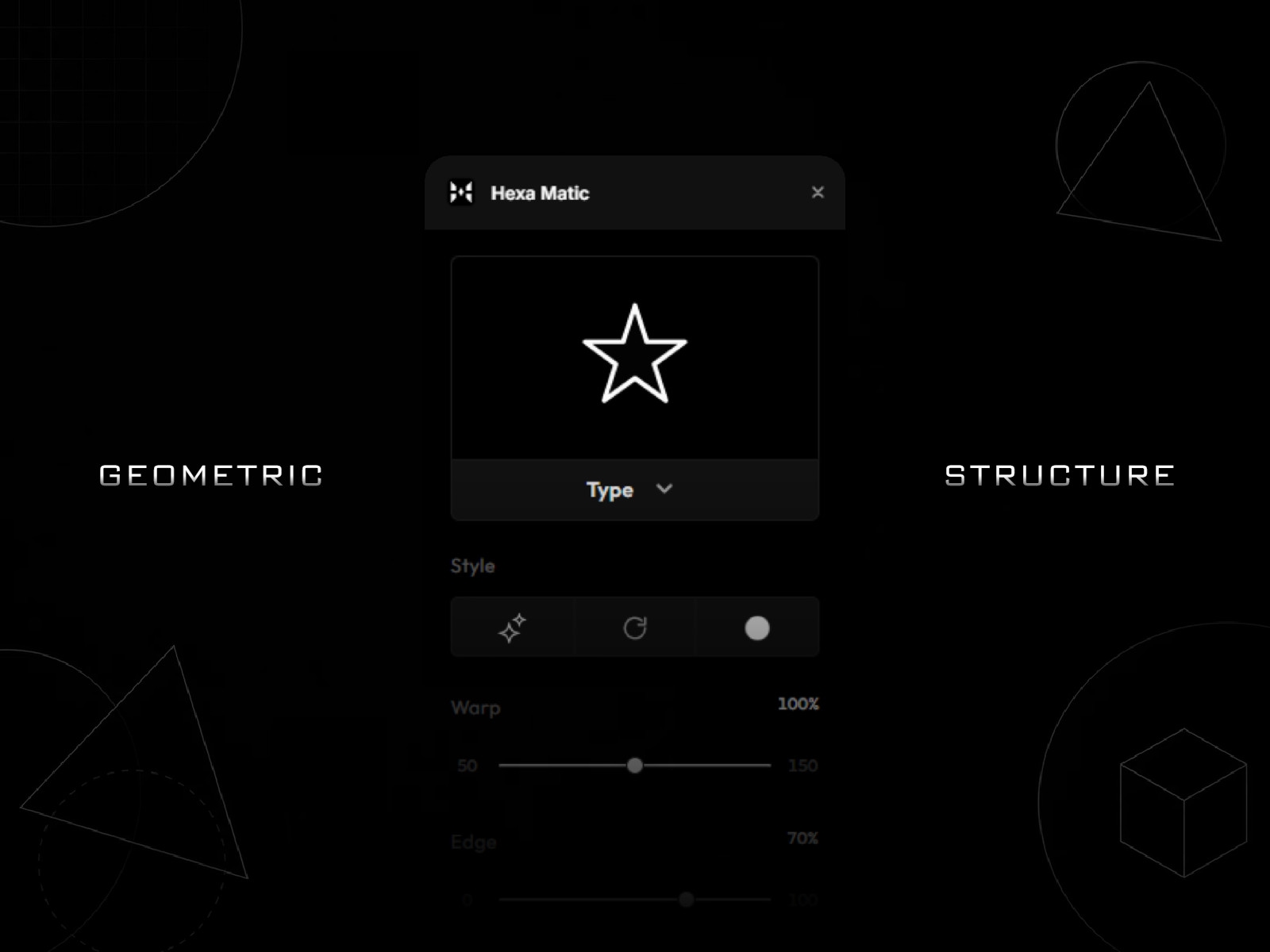 Screenshot 2 for Hexa Matic, a Framer Marketplace plugin by Aurhera.