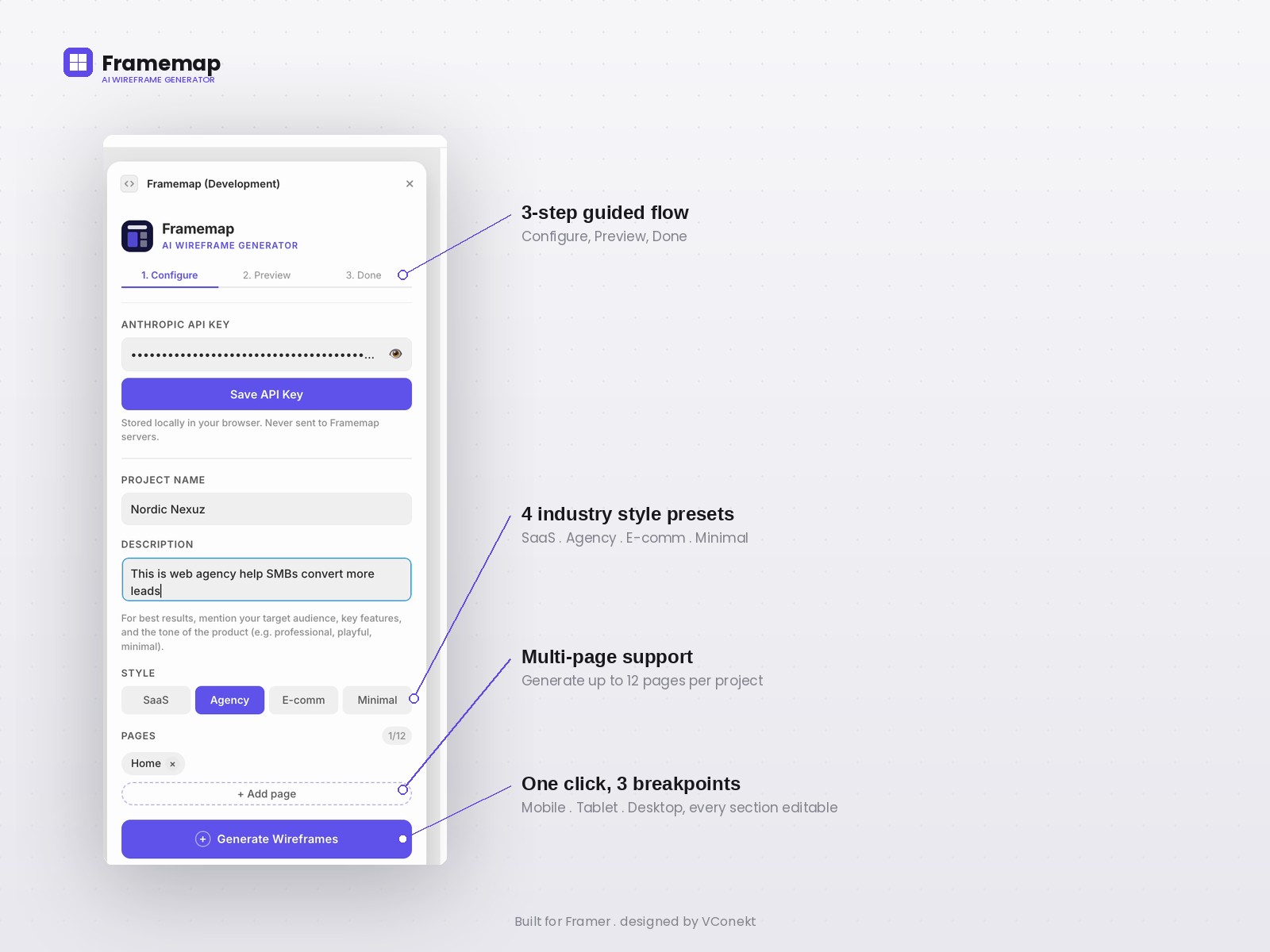 Thumbnail 2 for Framemap, a Framer Marketplace template by Khakan Hayder.
