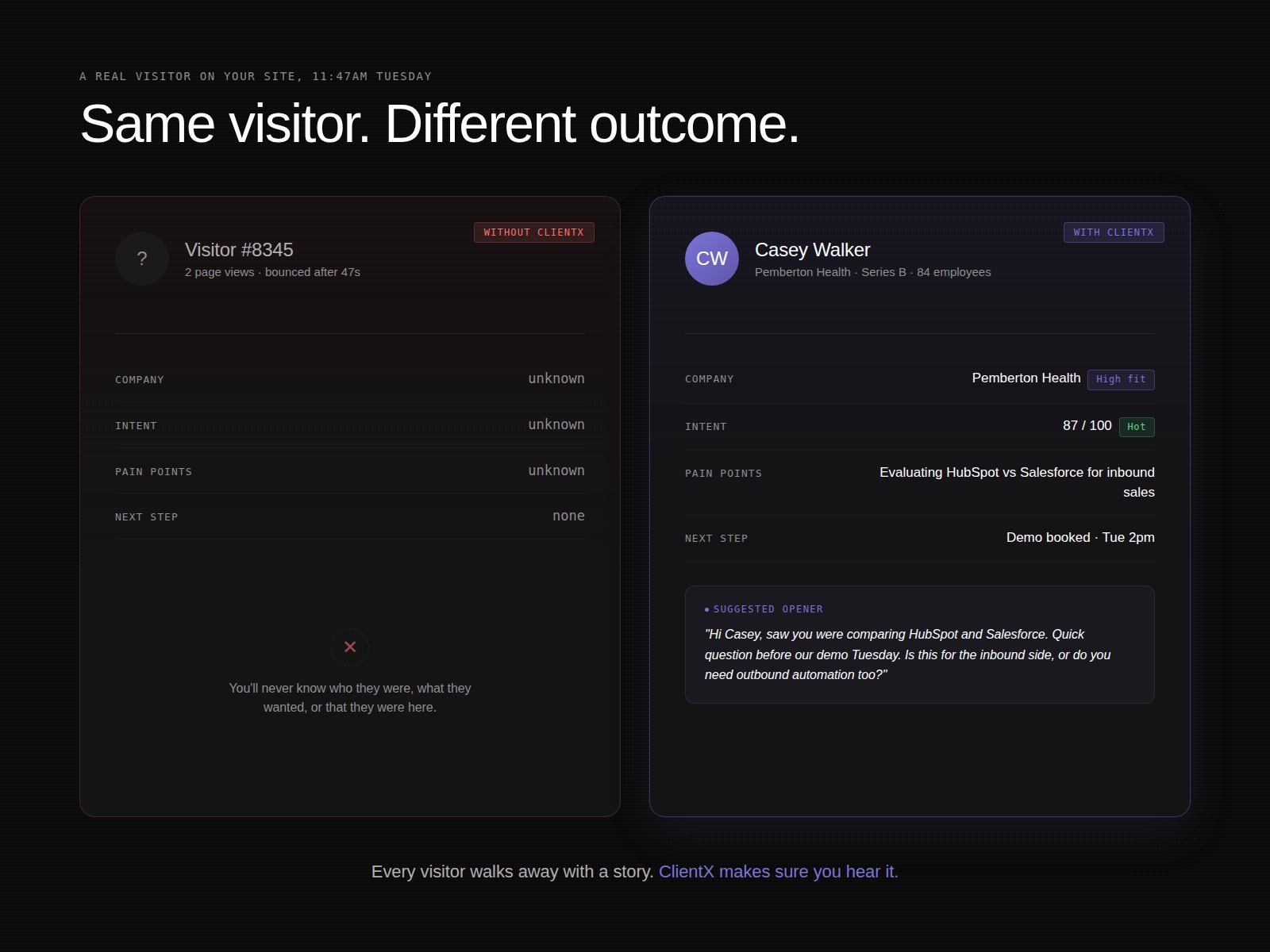 Thumbnail 2 for ClientX AI Sales Agent, a Framer Marketplace template by Continum.