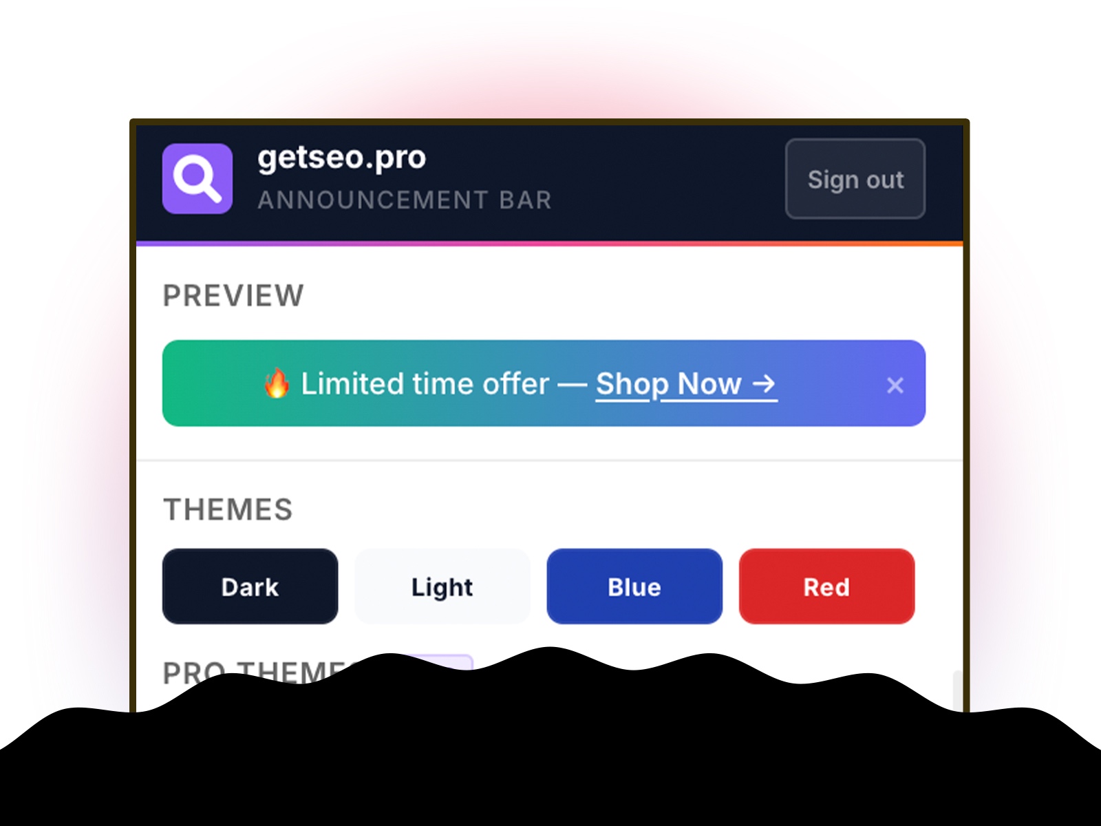 Thumbnail 1 for Top Bar Pro, a Framer Marketplace plugin by getseo.pro _.