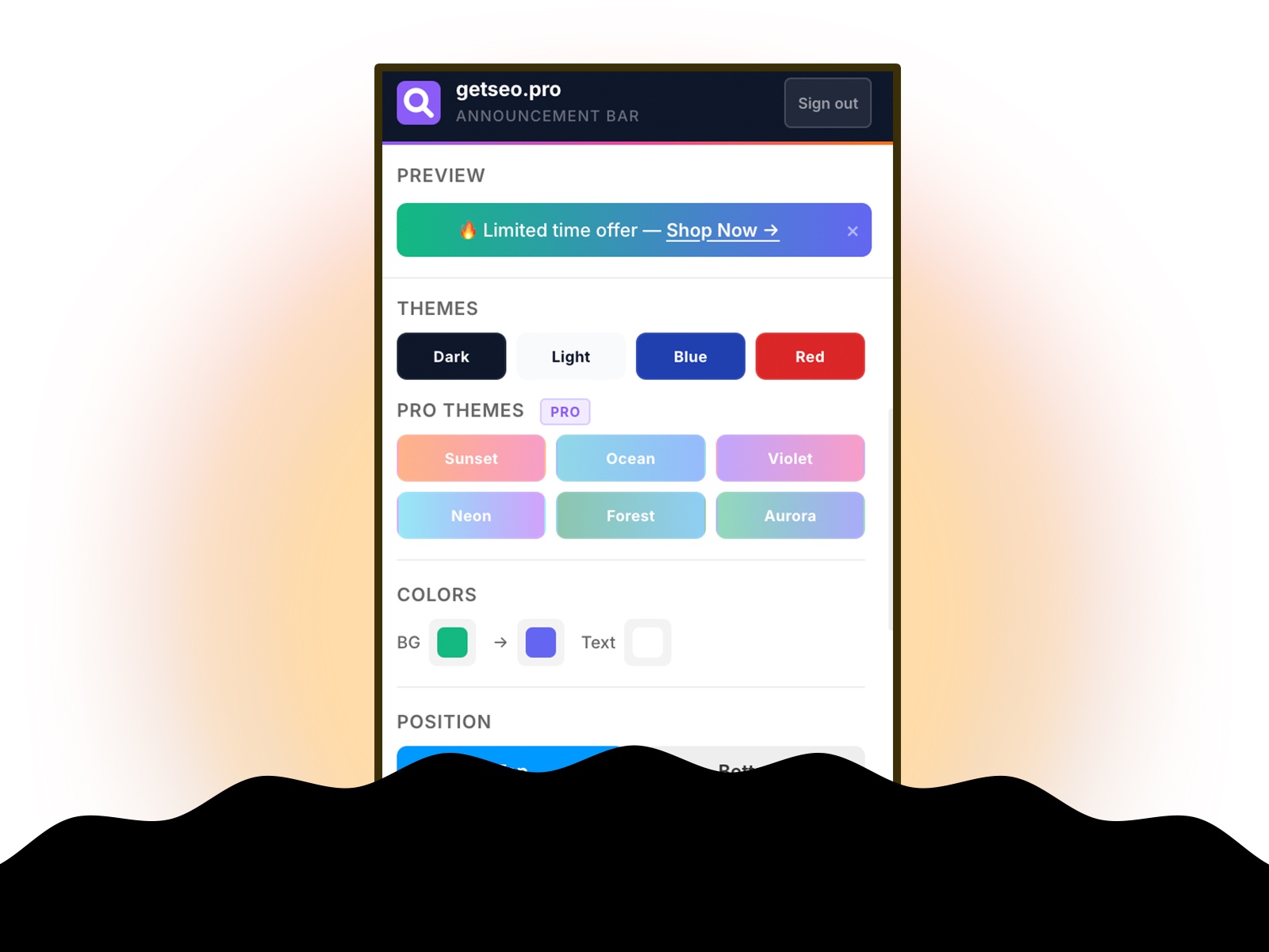 Thumbnail 2 for Top Bar Pro, a Framer Marketplace plugin by getseo.pro _.