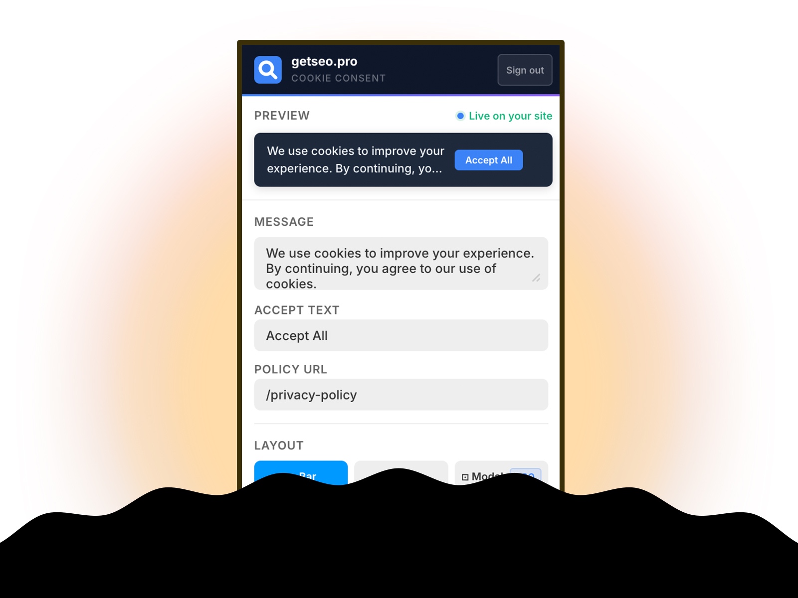 Thumbnail 2 for Cookie Consent Pro by getseo.pro, a Framer Marketplace template by getseo.pro _.