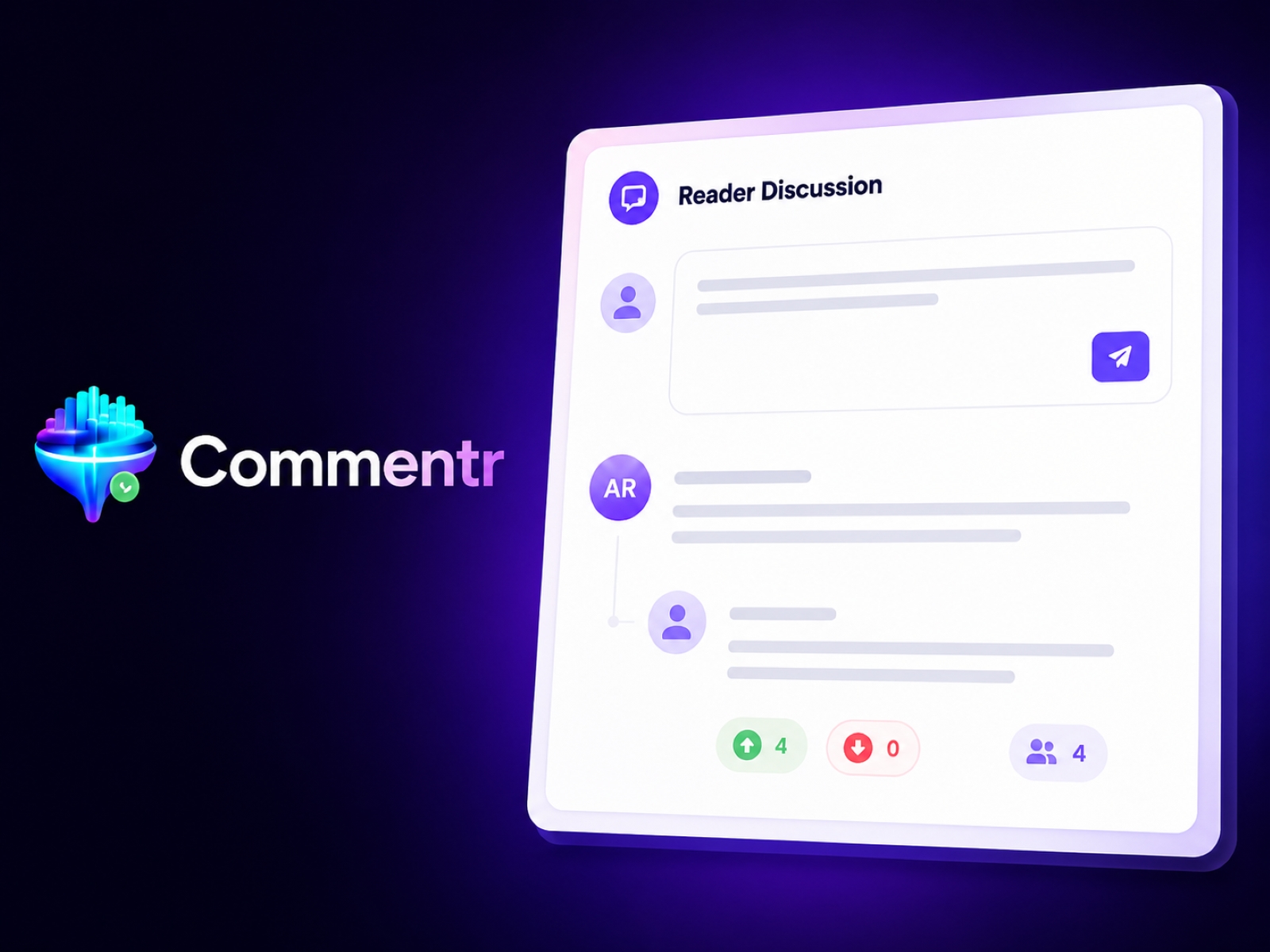Thumbnail 2 for Commentr Setup, a Framer Marketplace template by Mark Hennick.