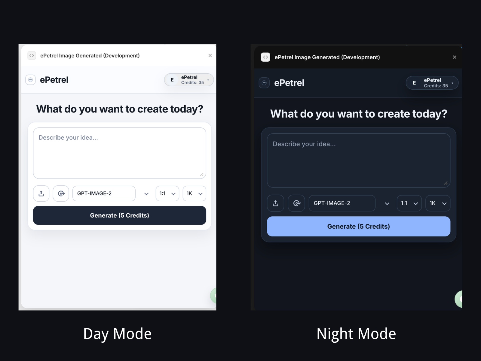 Screenshot 2 for ePetrel Image Generated, a Framer Marketplace plugin by XIAO HAIMING.