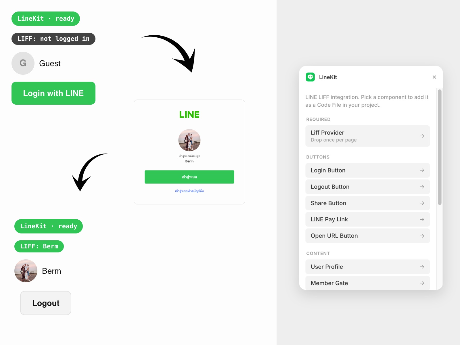 Thumbnail 2 for LineKit, a Framer Marketplace template by Trirong Phasukyued.