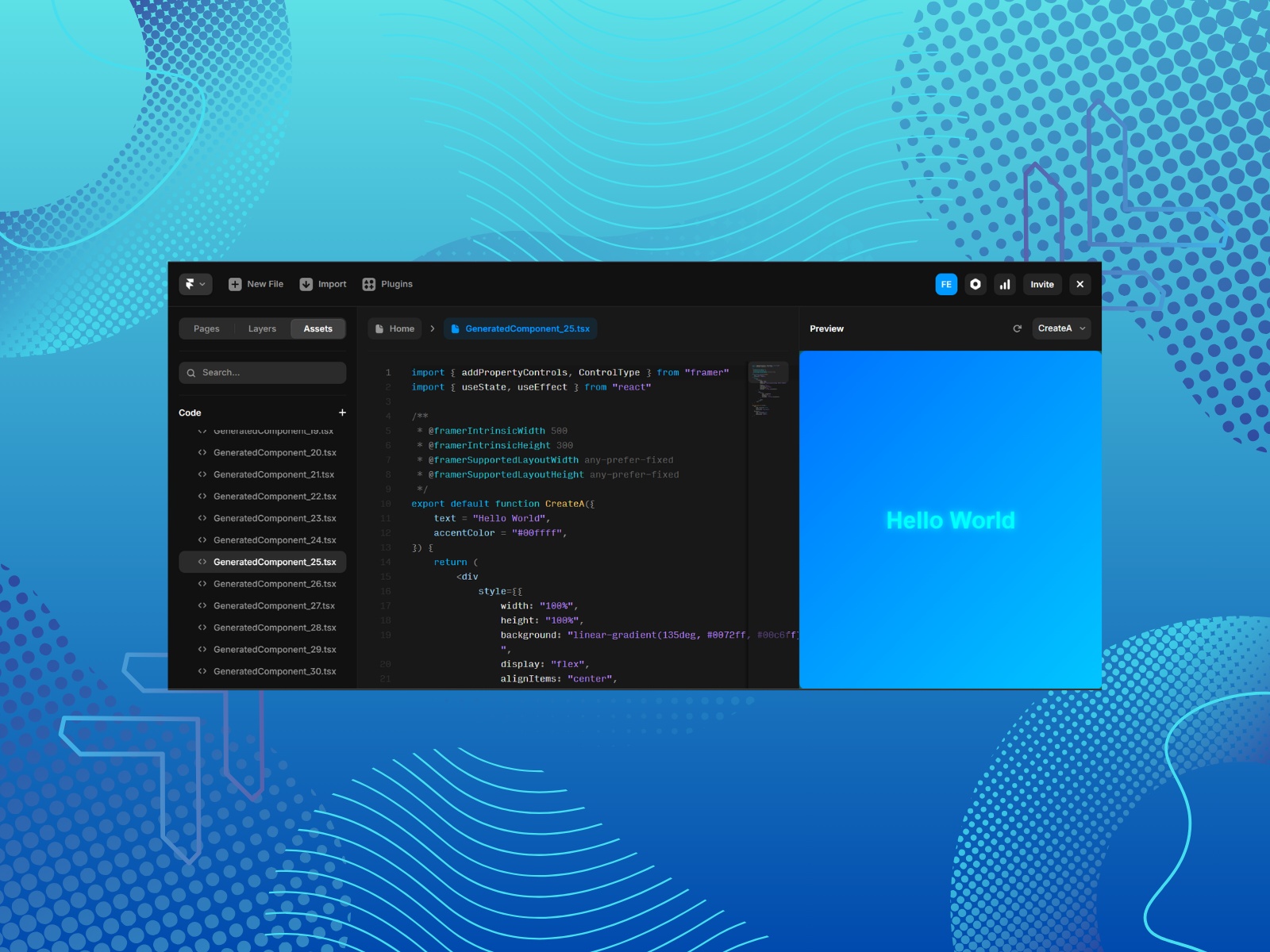 Screenshot 2 for Buildr, a Framer Marketplace plugin by Framer Explified.