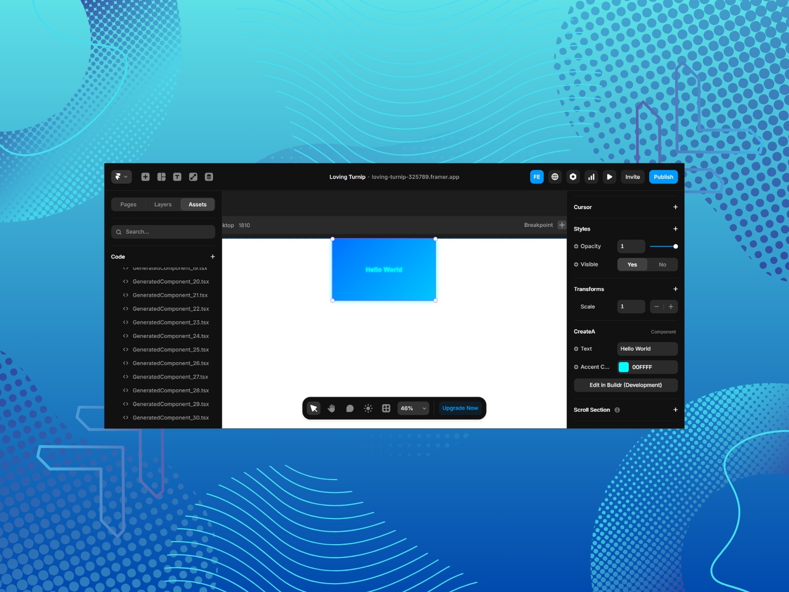 Screenshot 4 for Buildr, a Framer Marketplace plugin by Framer Explified.