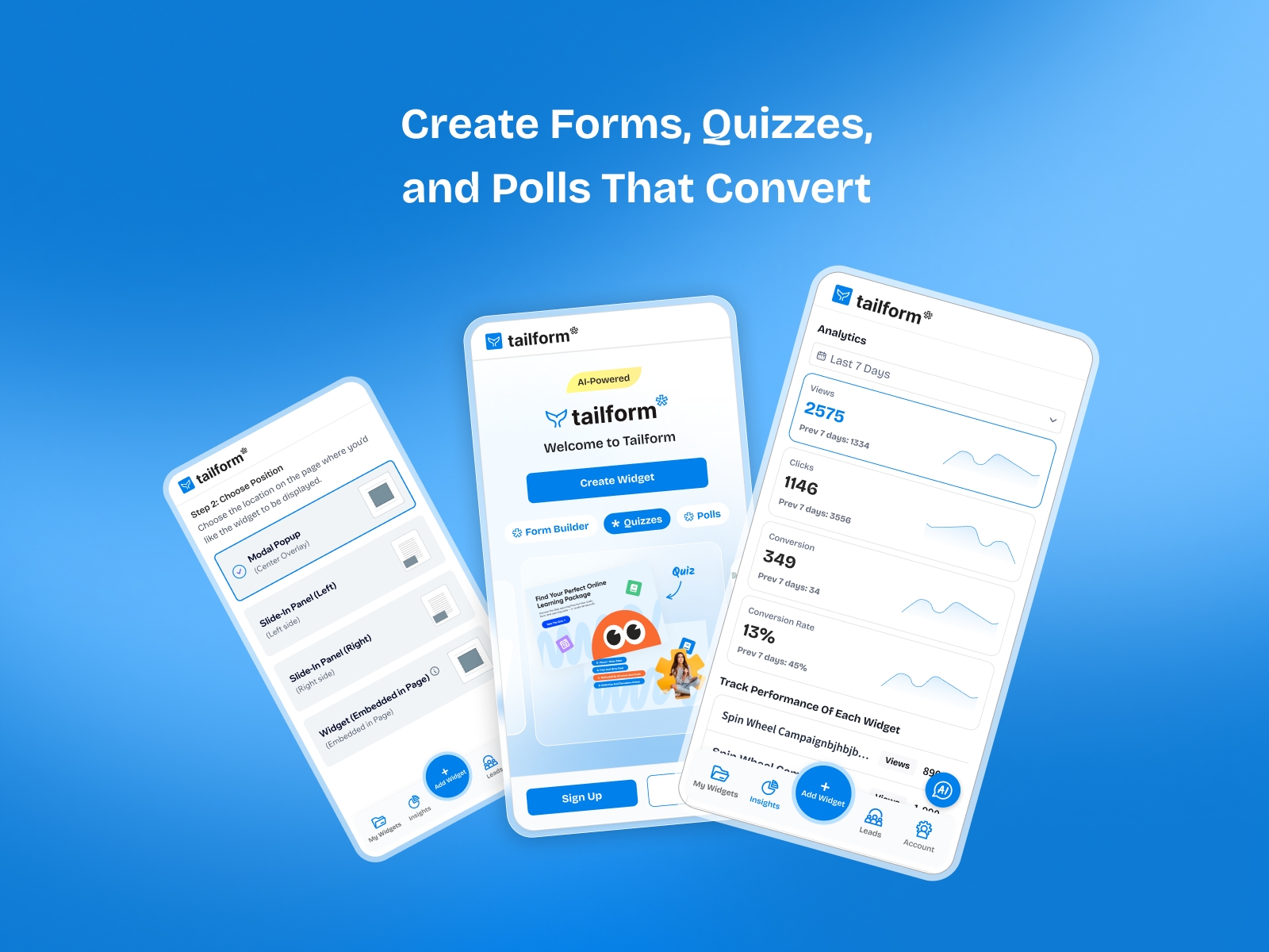 Thumbnail 2 for Tailform: Form Builder, Quizzes, Polls, a Framer Marketplace template by TailForm App.