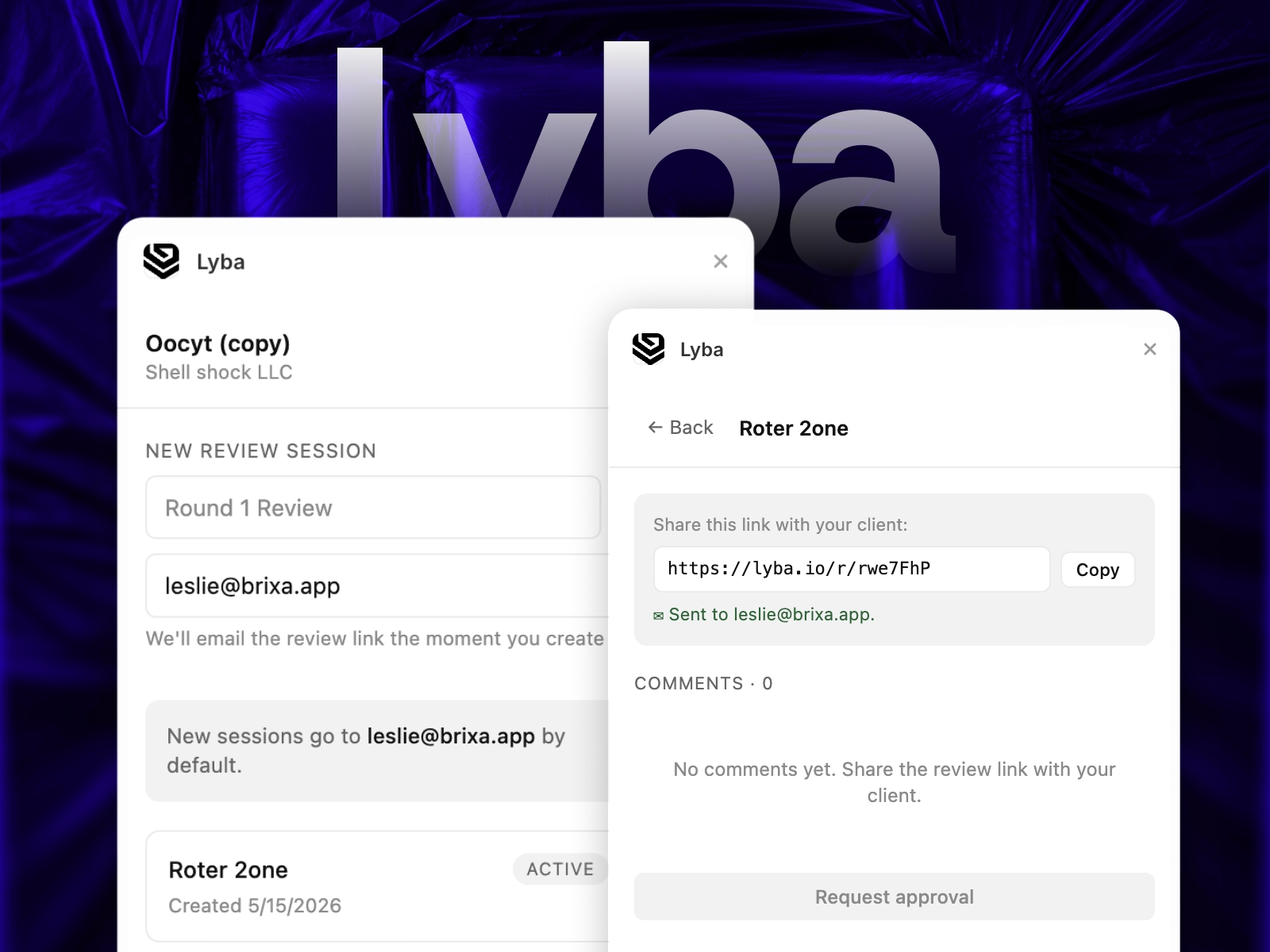 Thumbnail 2 for Lyba, a Framer Marketplace template by Leslie Williams.