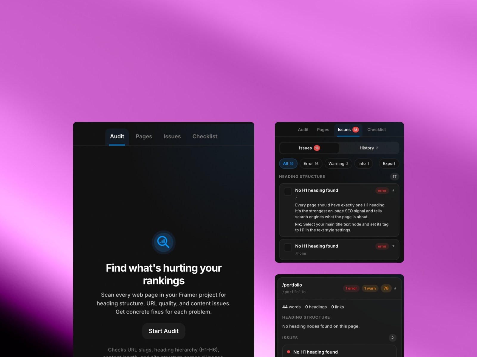 Thumbnail 1 for SEO Boost, a Framer Marketplace template by Floyka Design Studio.