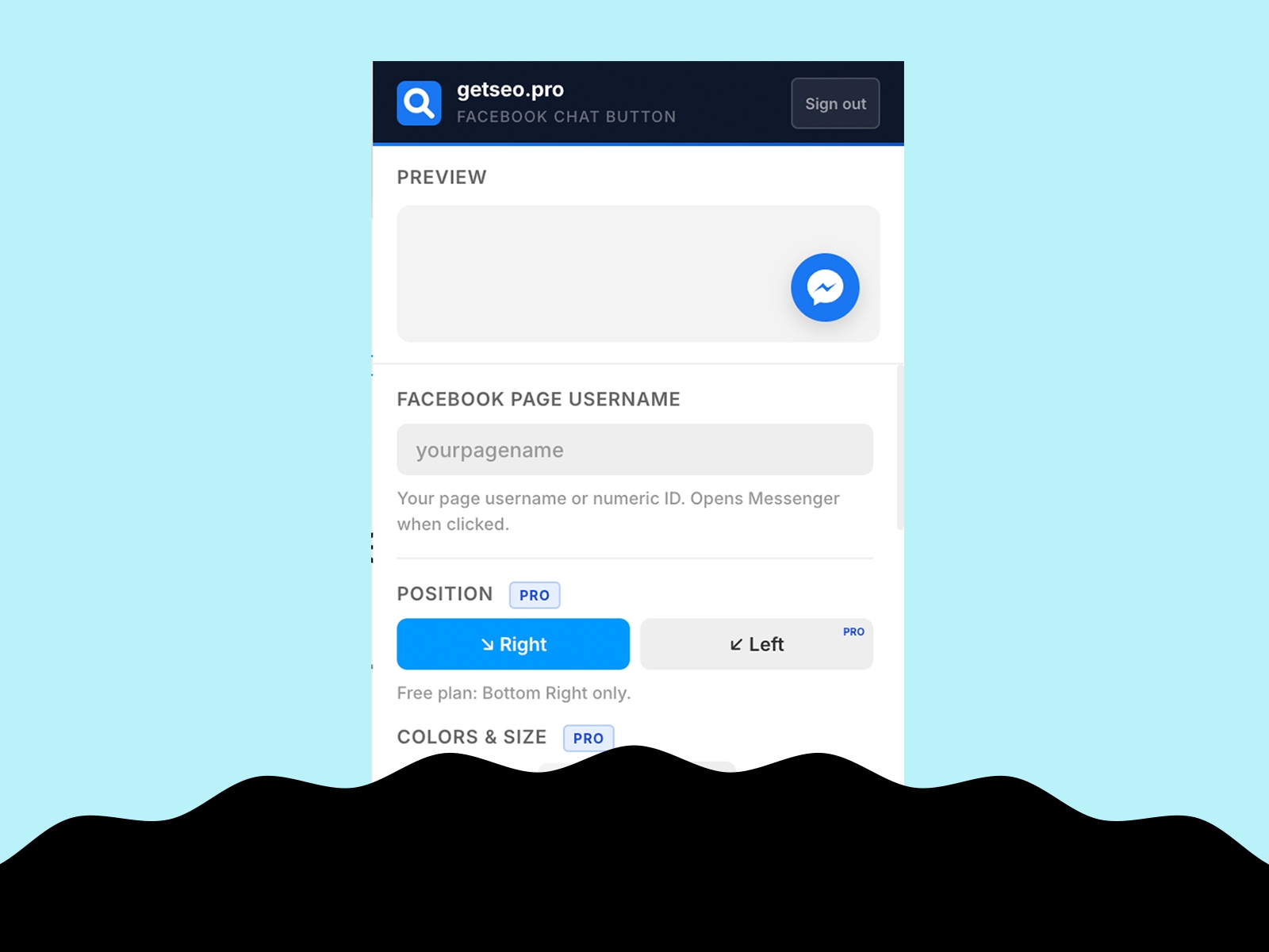 Thumbnail 2 for Facebook Chat Button by getseo.pro, a Framer Marketplace plugin by getseo.pro _.
