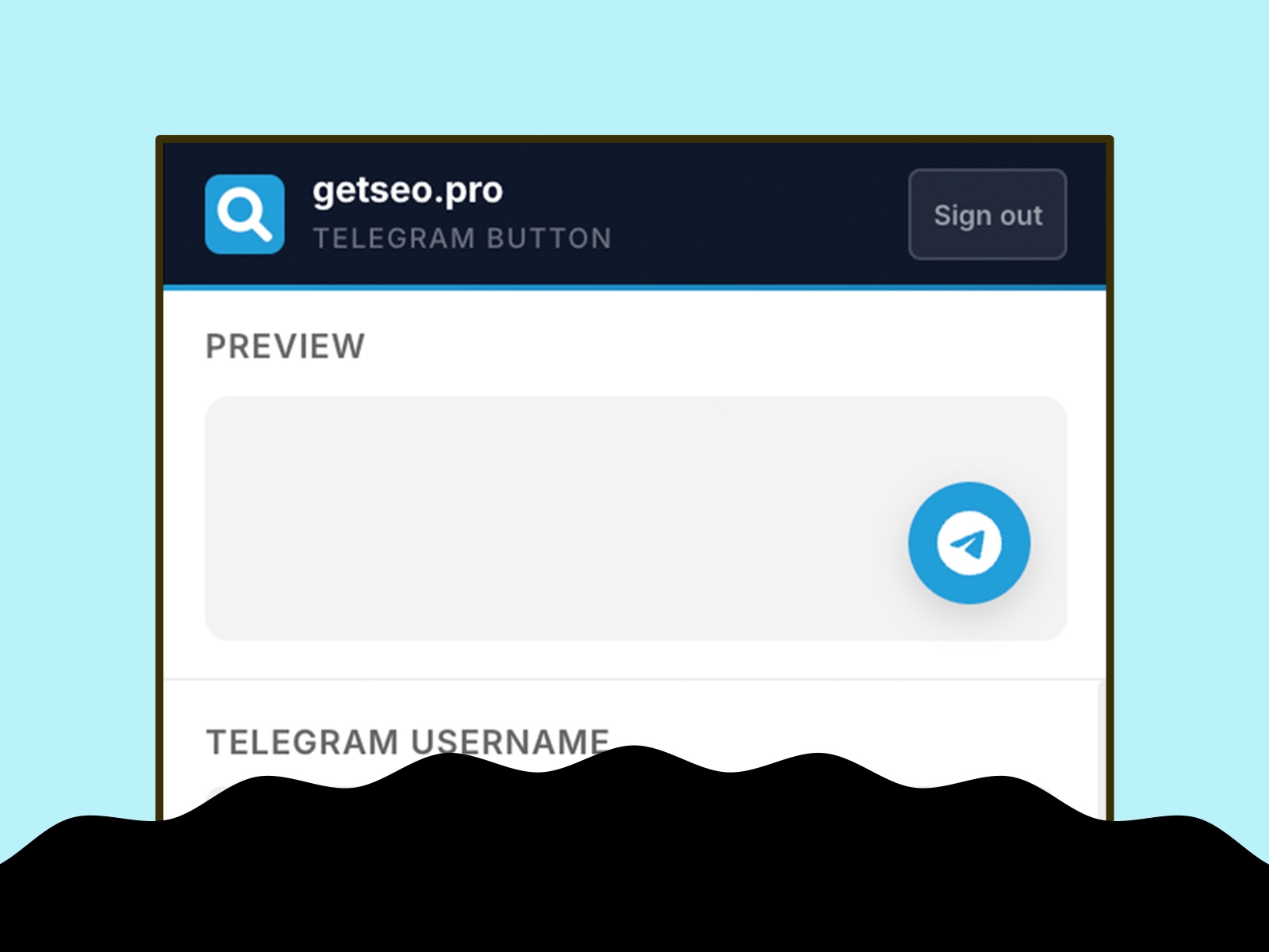 Thumbnail 1 for Telegram Chat Button by getseo.pro, a Framer Marketplace plugin by getseo.pro _.