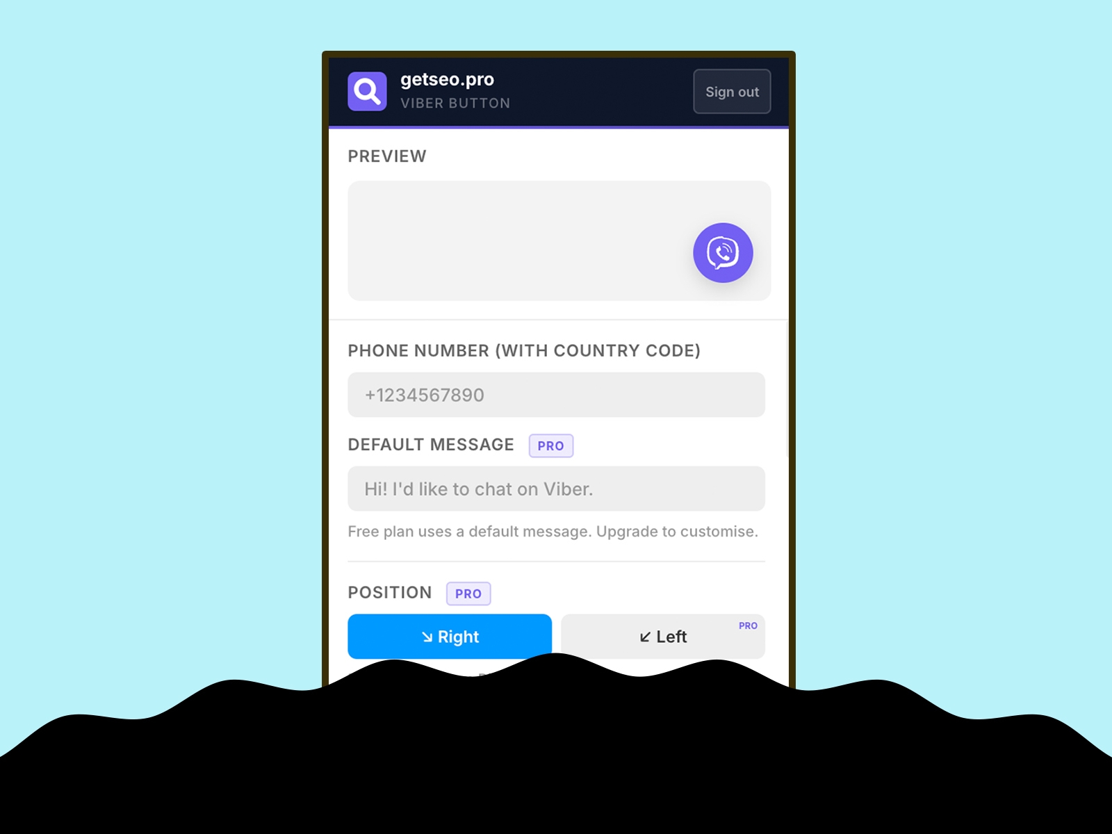 Thumbnail 2 for Viber Button by getseo.pro, a Framer Marketplace plugin by getseo.pro _.