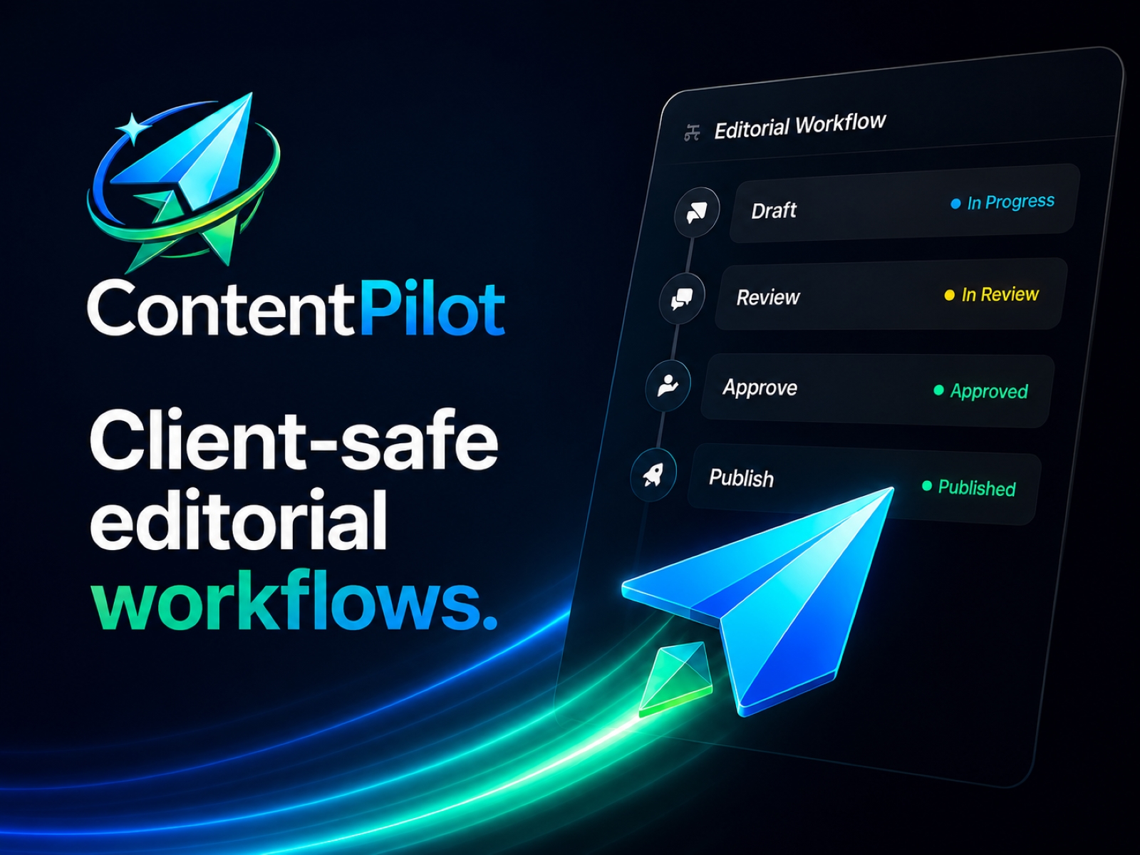 Thumbnail 1 for ContentPilot — Editorial CMS Sync, a Framer Marketplace template by Mark Hennick.