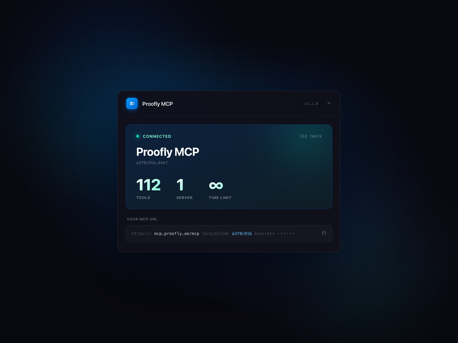 Thumbnail 2 for Proofly MCP, a Framer Marketplace template by Proofly.ae.