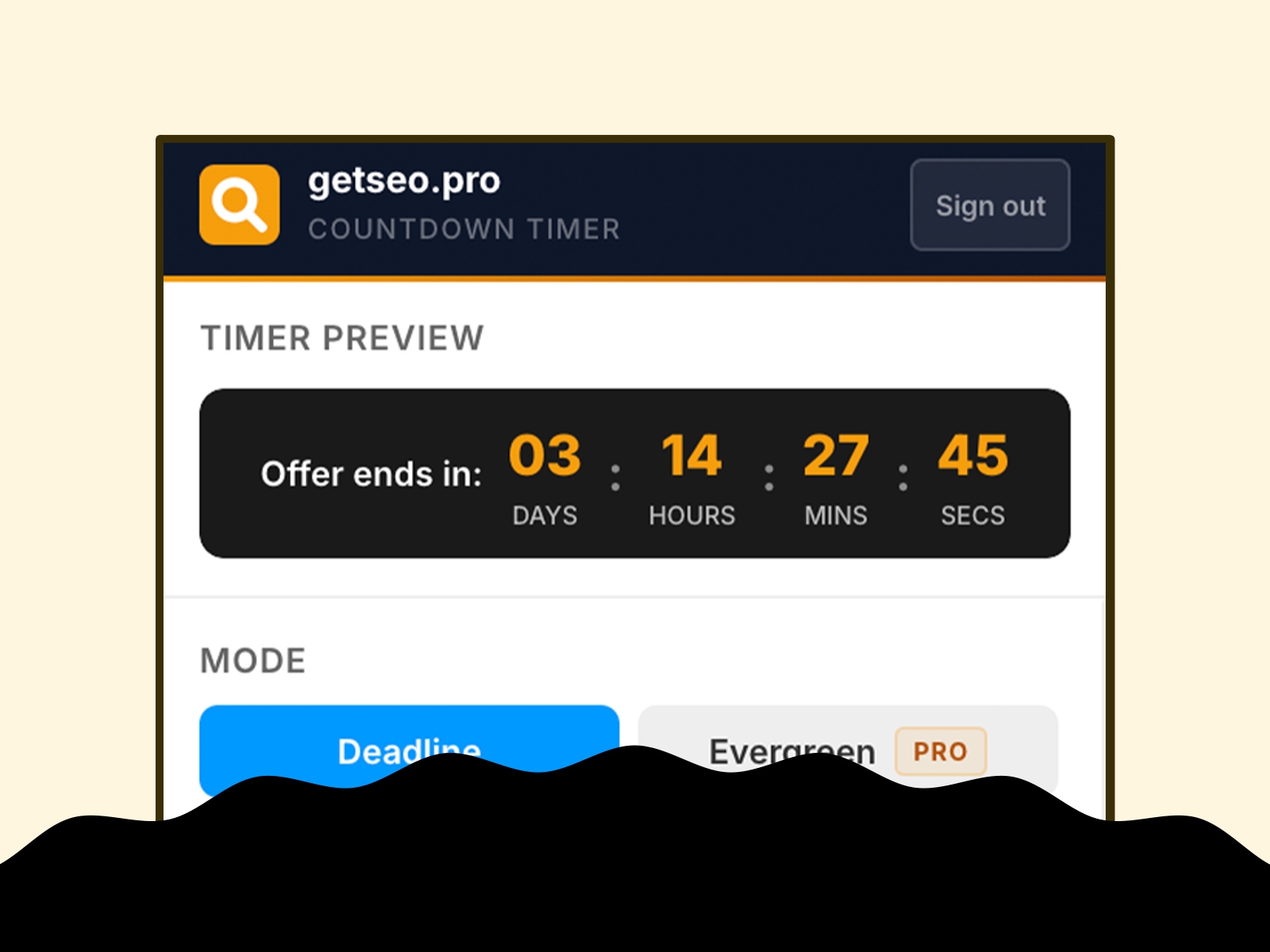 Thumbnail 1 for Countdown Timer by getseo.pro, a Framer Marketplace template by getseo.pro _.