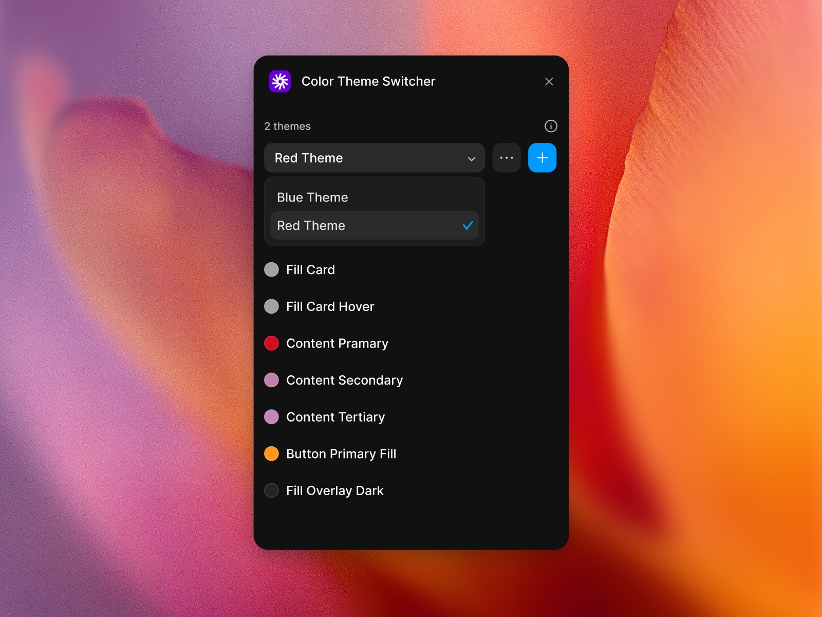 Thumbnail 2 for Color Theme Switcher, a Framer Marketplace template by Pavel Shu.