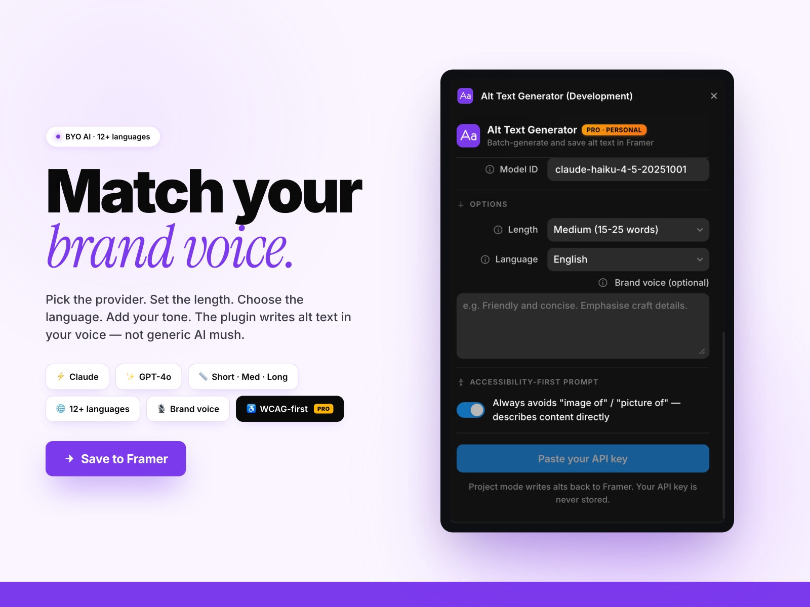 Screenshot 3 for AltSmith, a Framer Marketplace plugin by Khushal Dewra (KDX Studios).