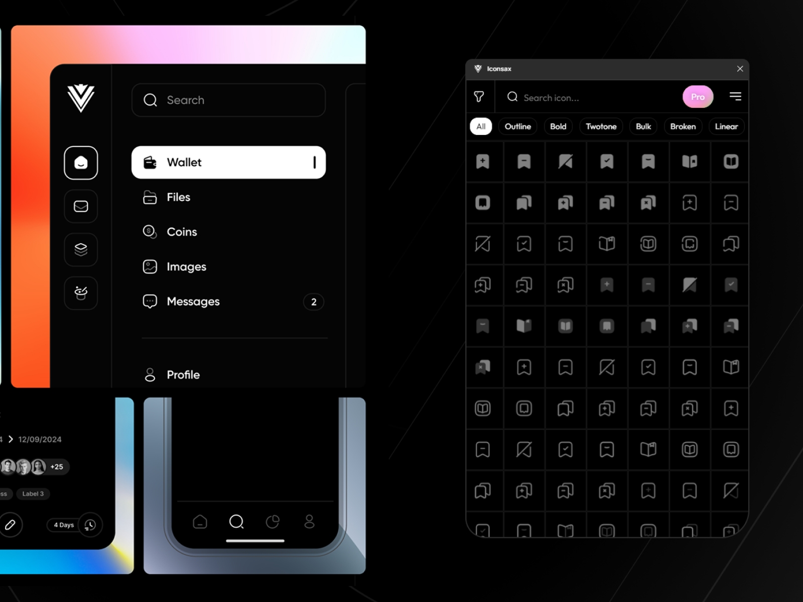 Thumbnail 2 for Iconsax, a Framer Marketplace template by Luis daniel rovira.