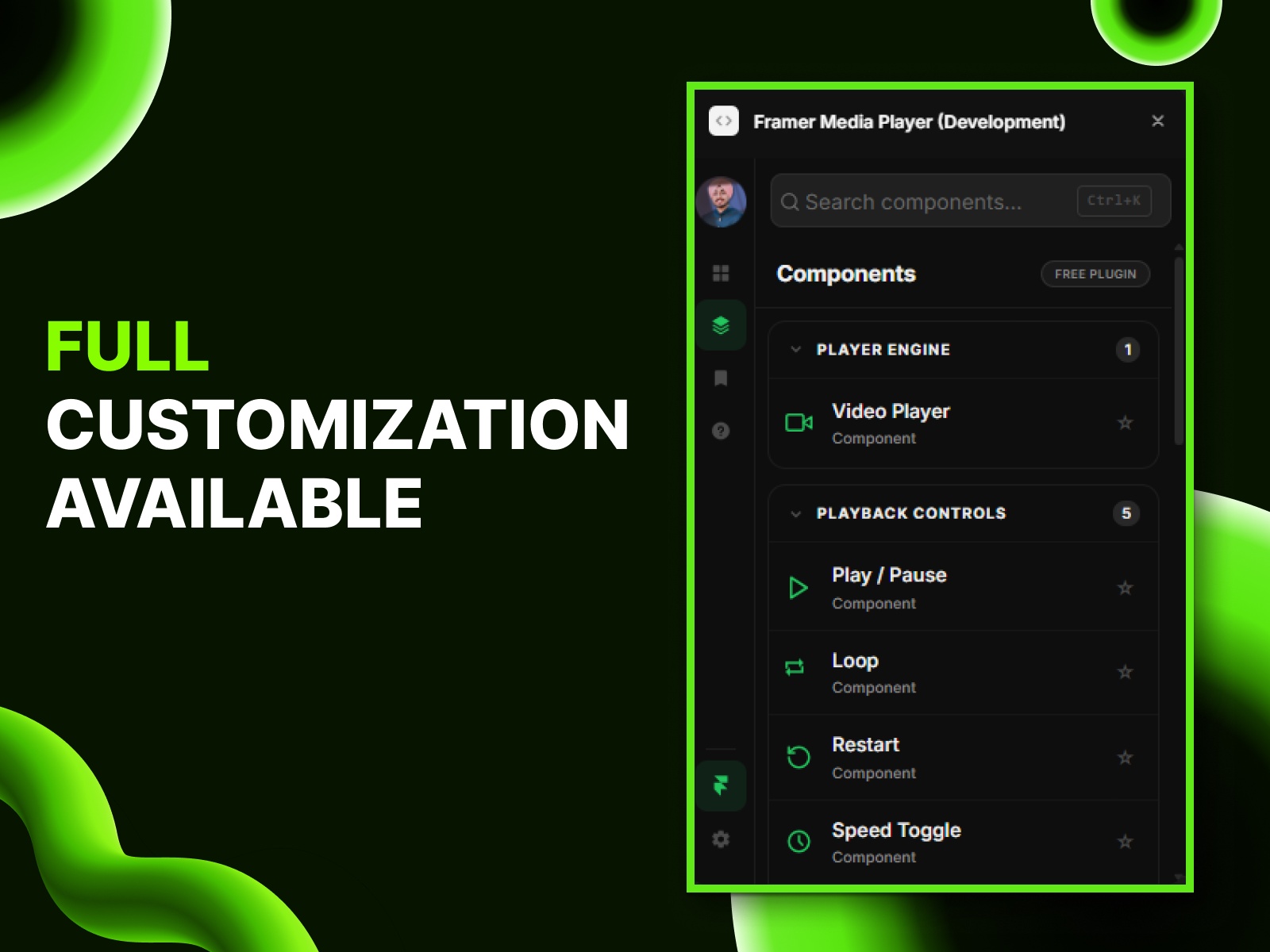 Screenshot 2 for Best Video Player, a Framer Marketplace plugin by Sillyweb.