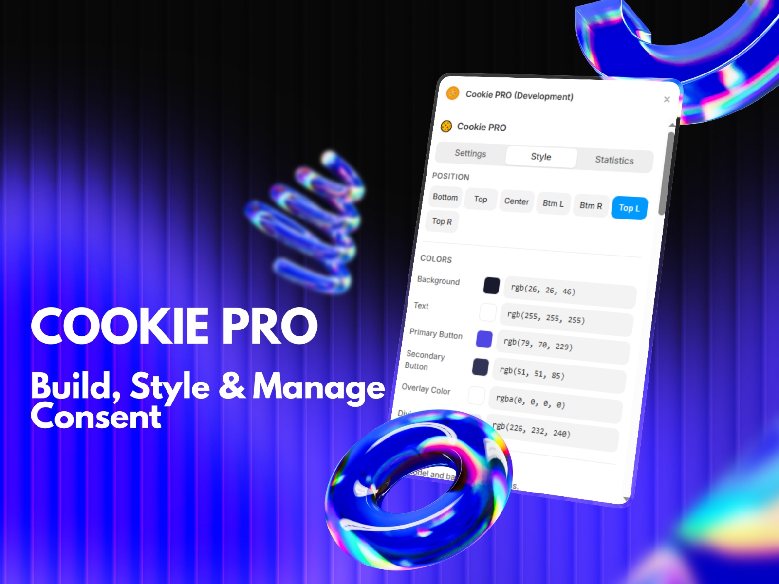 Screenshot 2 for Cookie PRO, a Framer Marketplace plugin by Framora Studio .