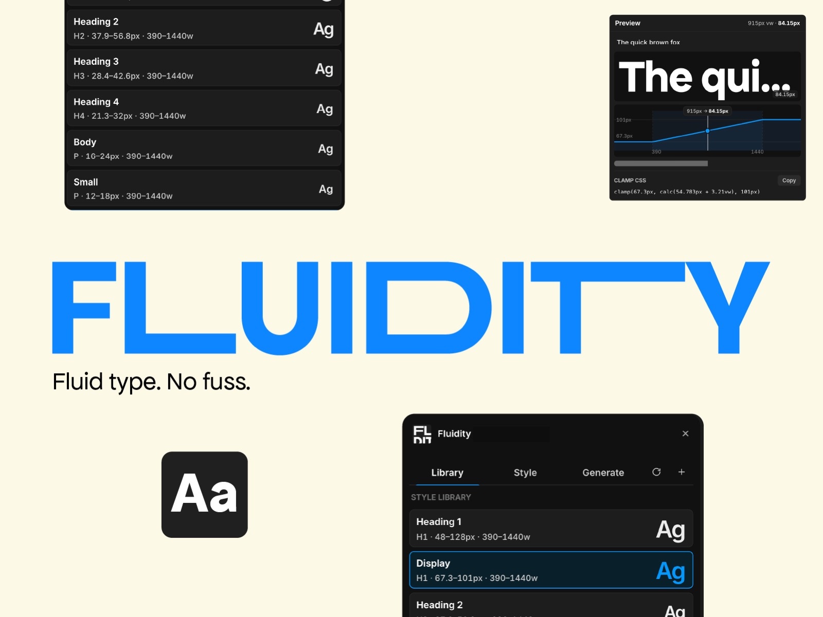 Screenshot 1 for Fluidity, a Framer Marketplace plugin by PARTH GUPTA.