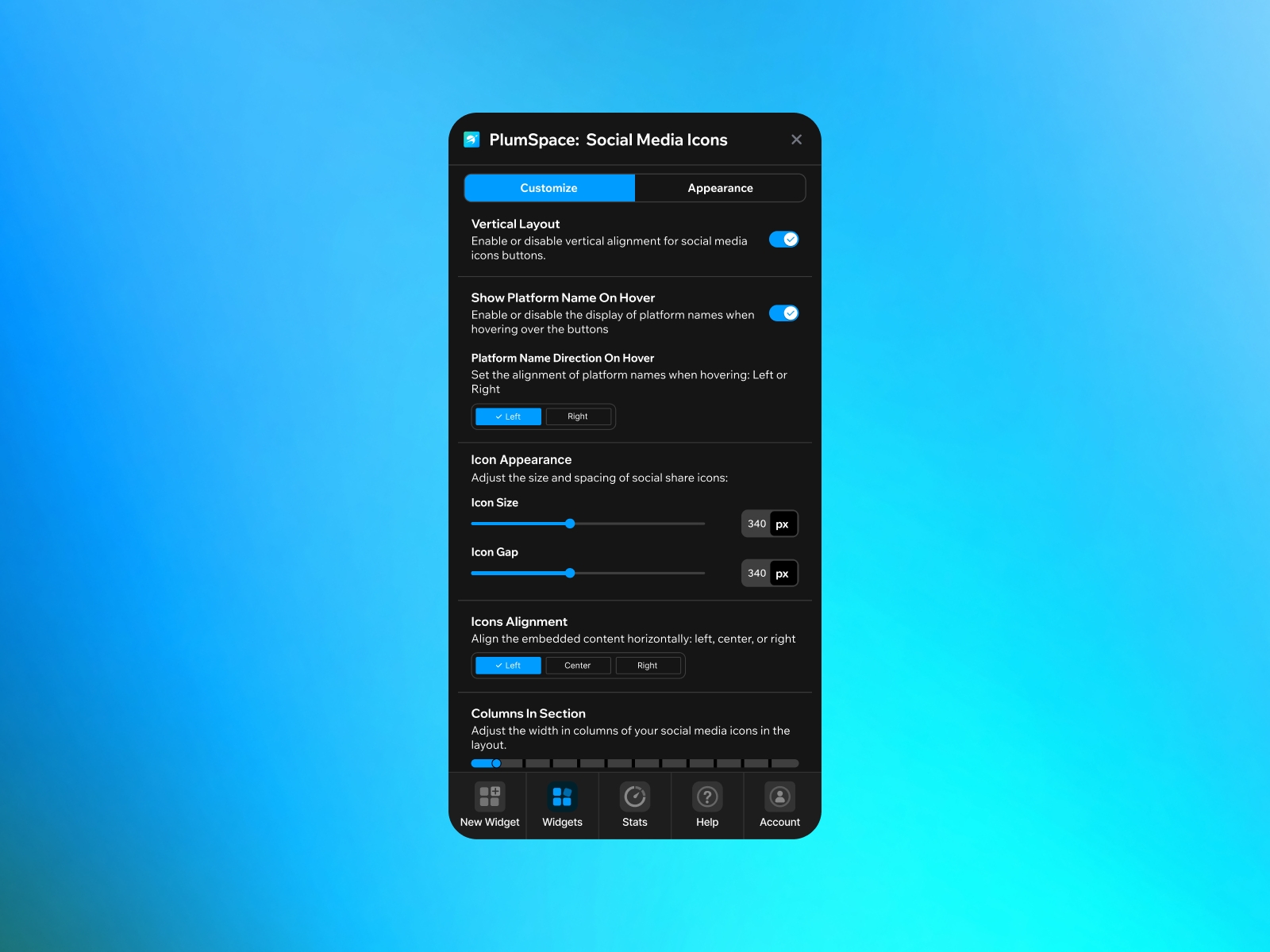 Thumbnail 2 for PlumSpace: Social Media Icons, a Framer Marketplace plugin by PlumSpace.