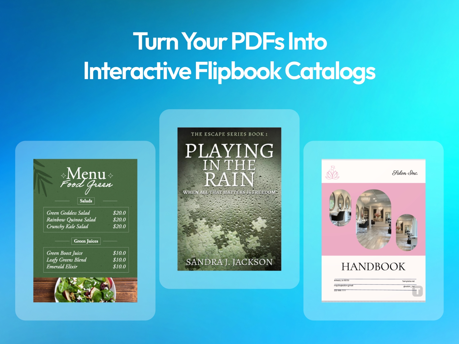 Screenshot 3 for PlumSpace: PDF Catalog + Flipbook, a Framer Marketplace plugin by PlumSpace.