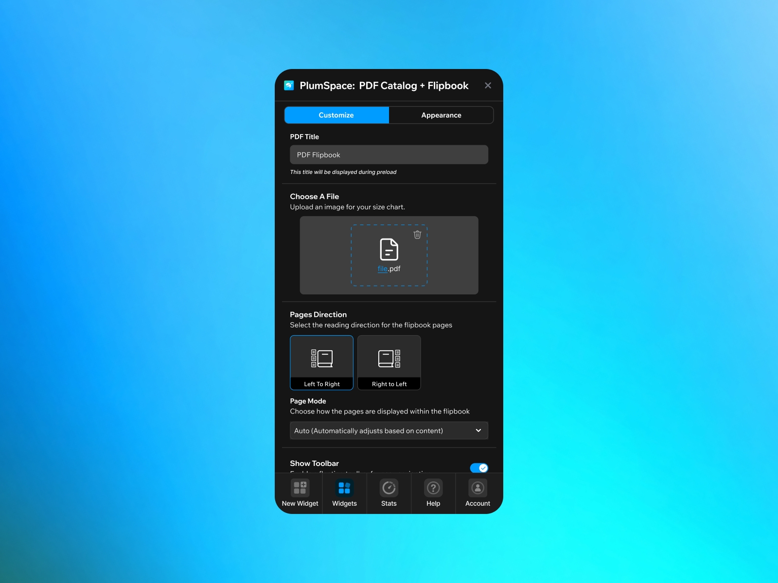 Screenshot 2 for PlumSpace: PDF Catalog + Flipbook, a Framer Marketplace plugin by PlumSpace.