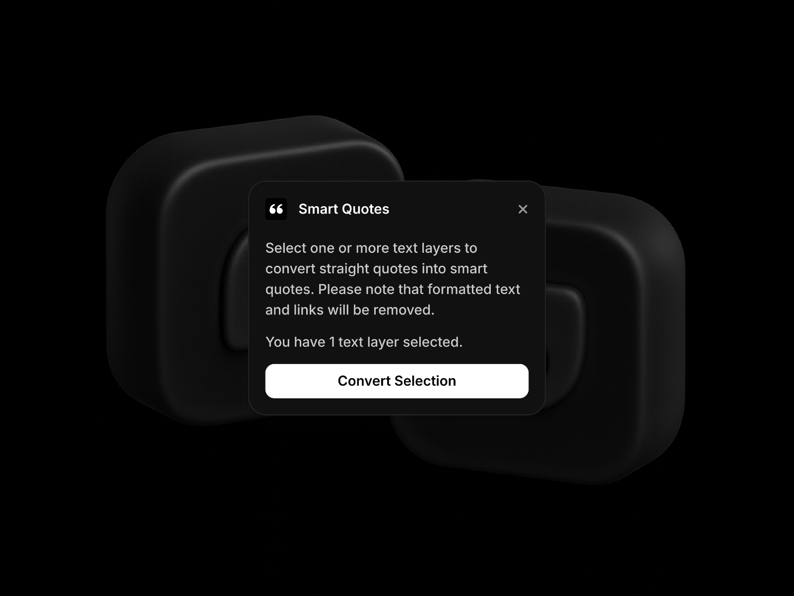 Thumbnail 2 for Smart Quotes, a Framer Marketplace plugin.