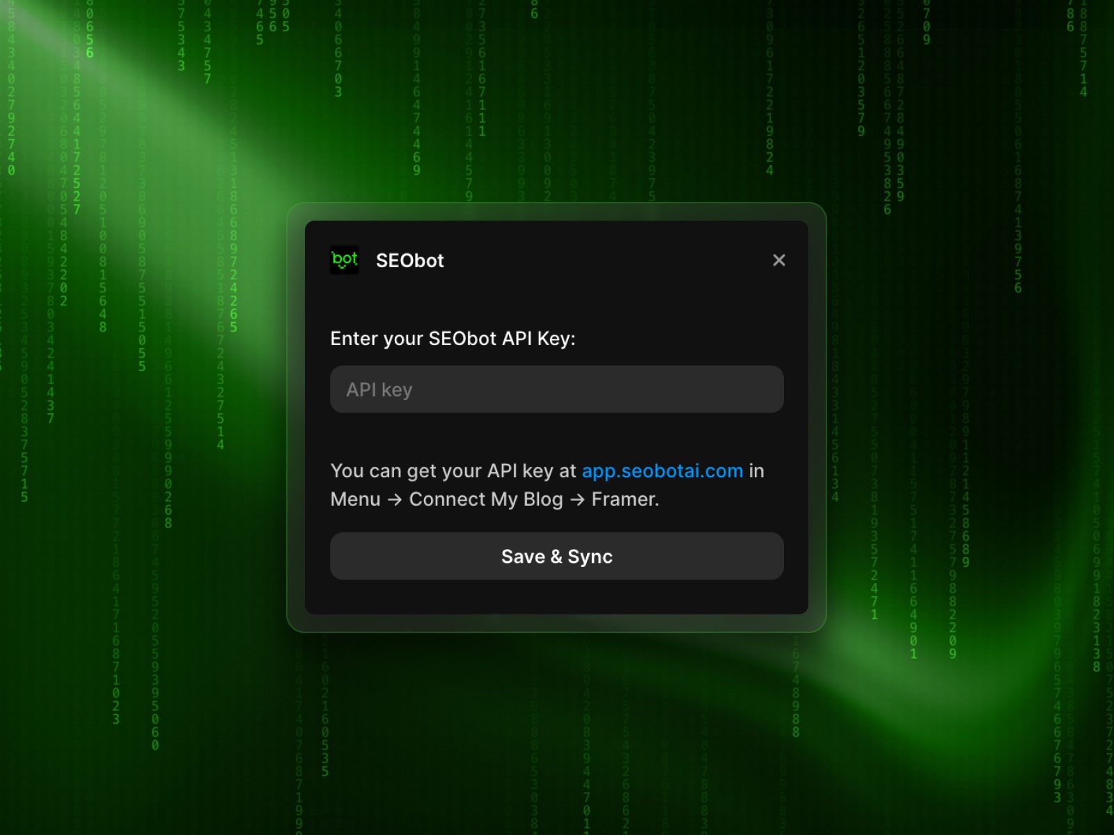 Thumbnail 2 for SEObot, a Framer Marketplace plugin by SEObot AI.